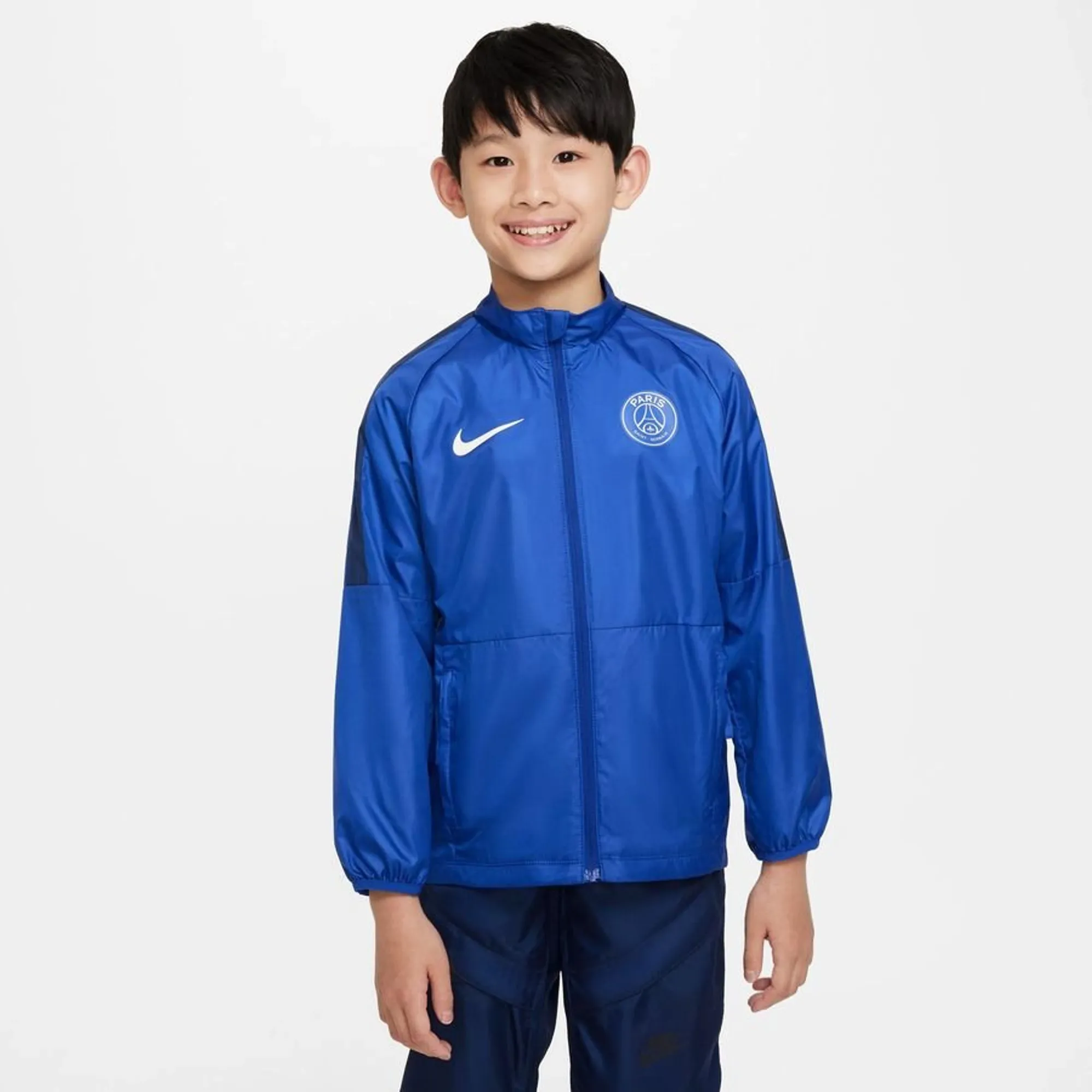 Nike Paris Saint Germain Jacket Repel Academy Awf - Old Royal/Midnight Navy/White Kids - ['Blue']