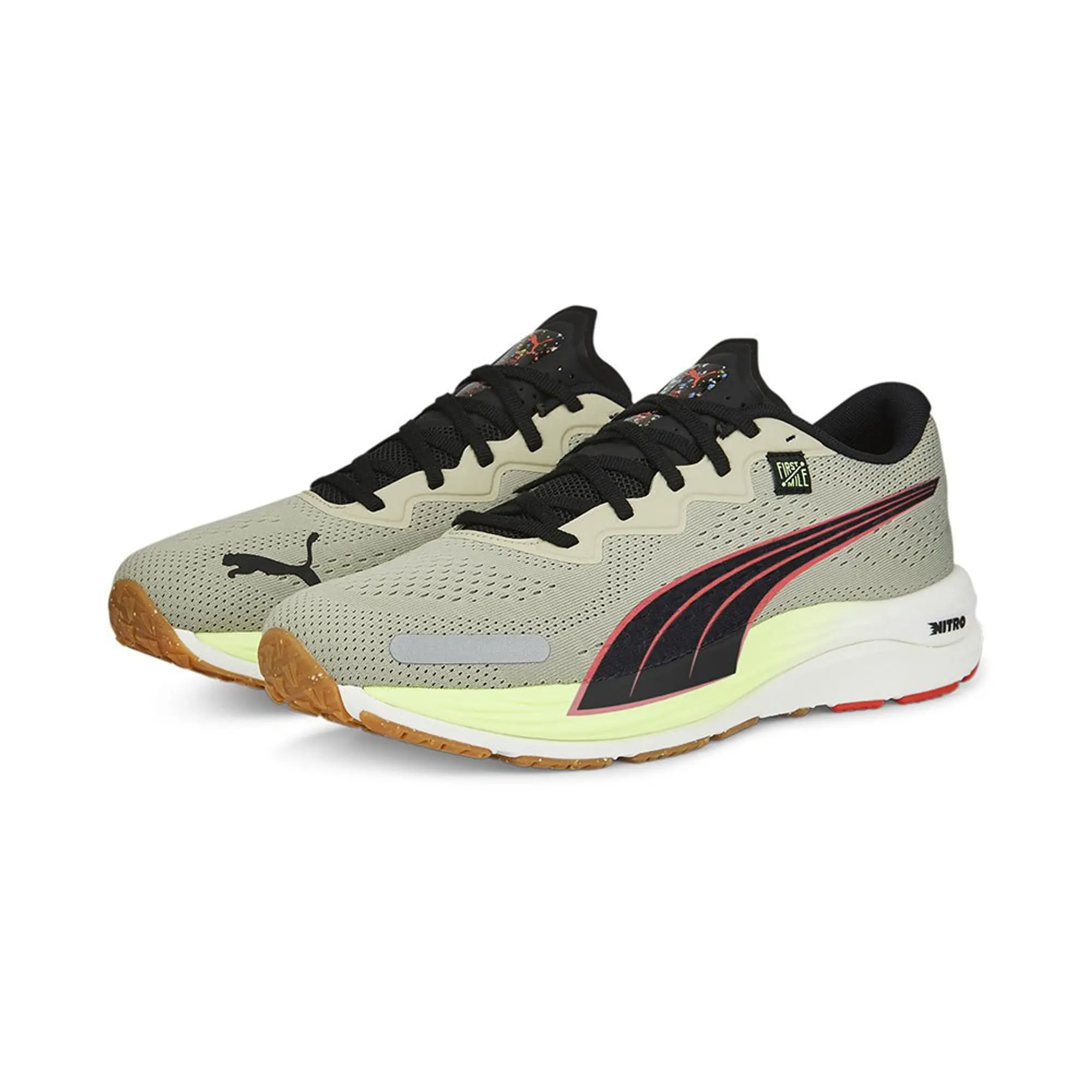 Puma Running Shoe Velocity Nitro 2 First Mile - ['Brown']