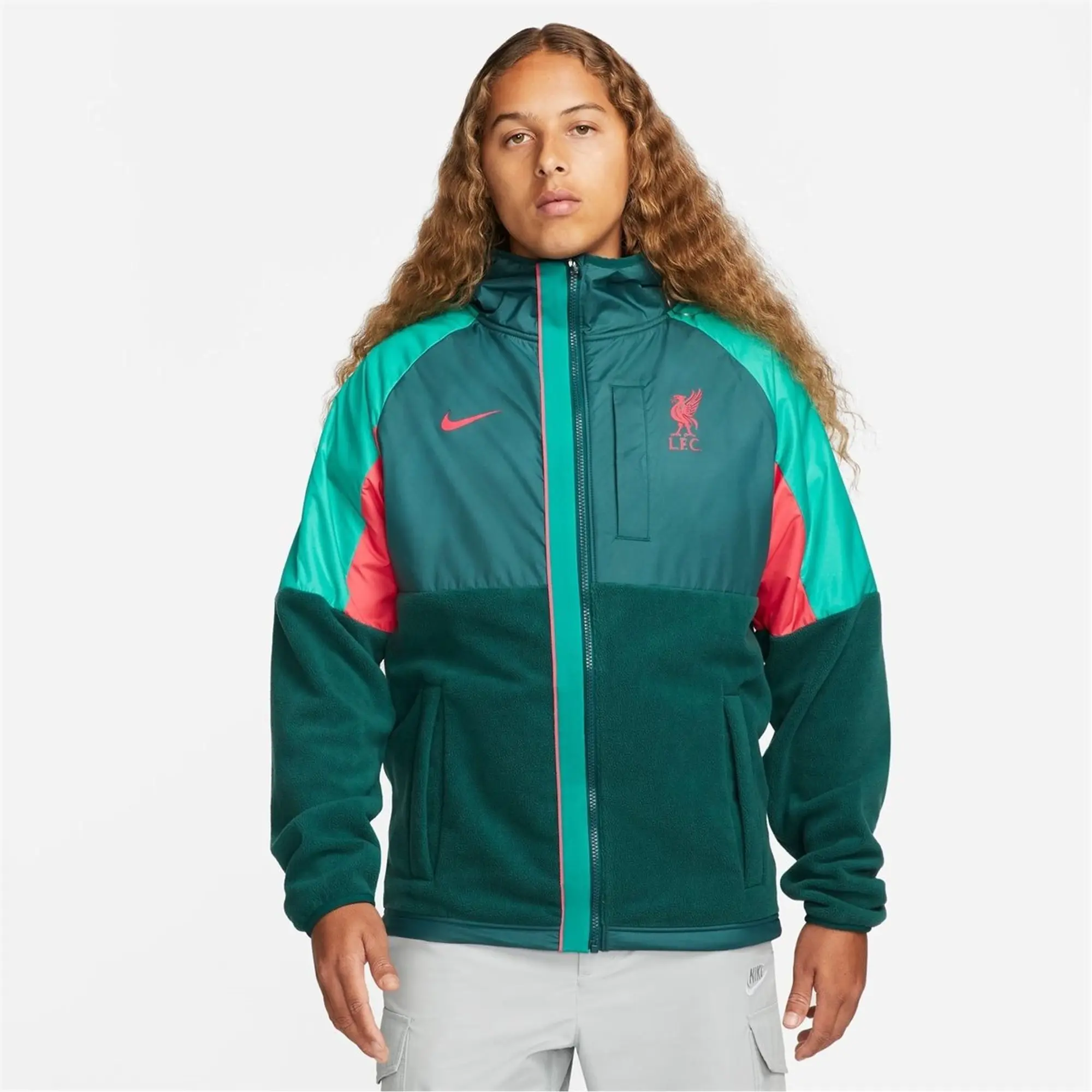 Liverpool AWF Winterized Jacket (Atomic Teal) 2022-2023 Men's Green Size: Small Made By: Nike