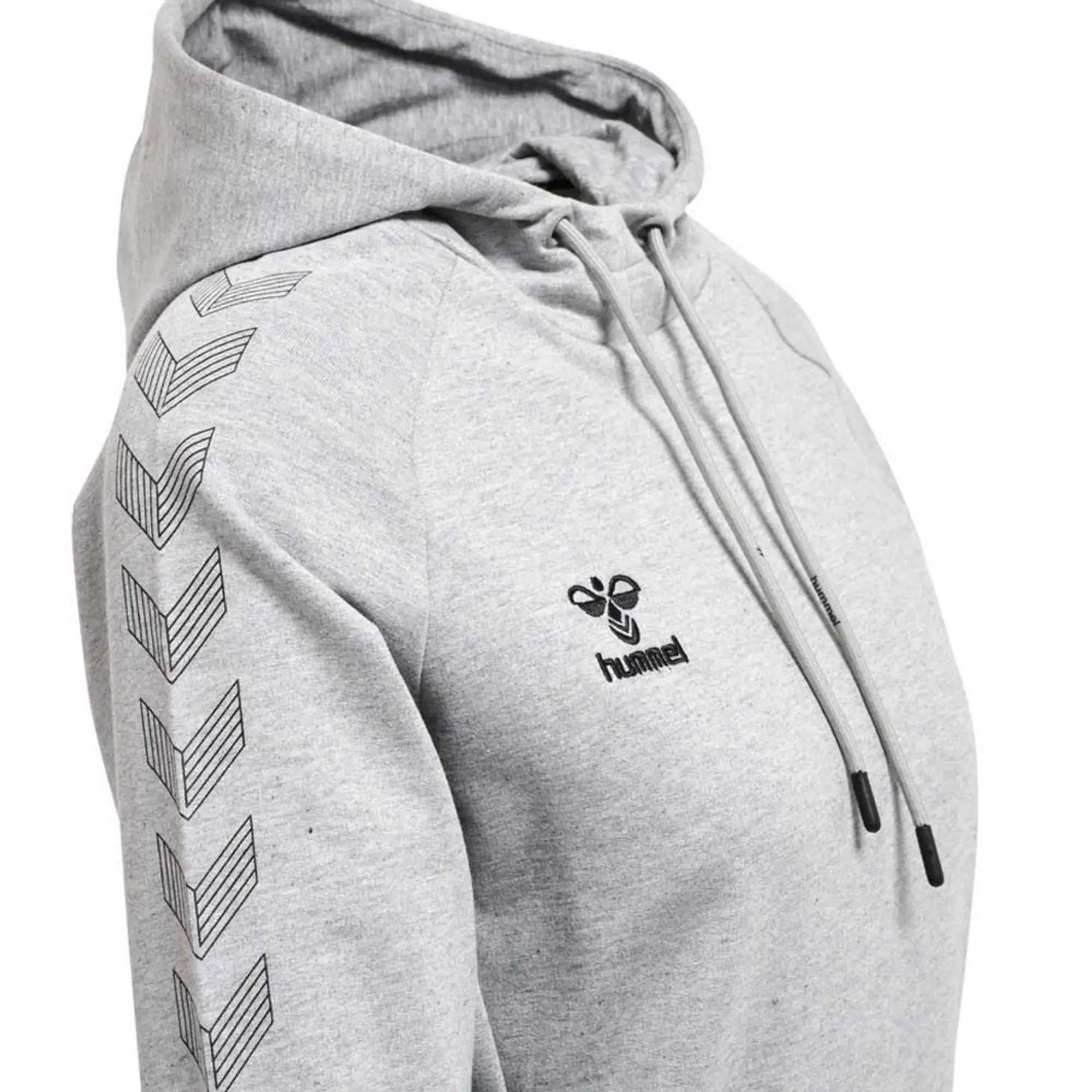 Hummel Move Grid Cotton Hoodie  - Grey