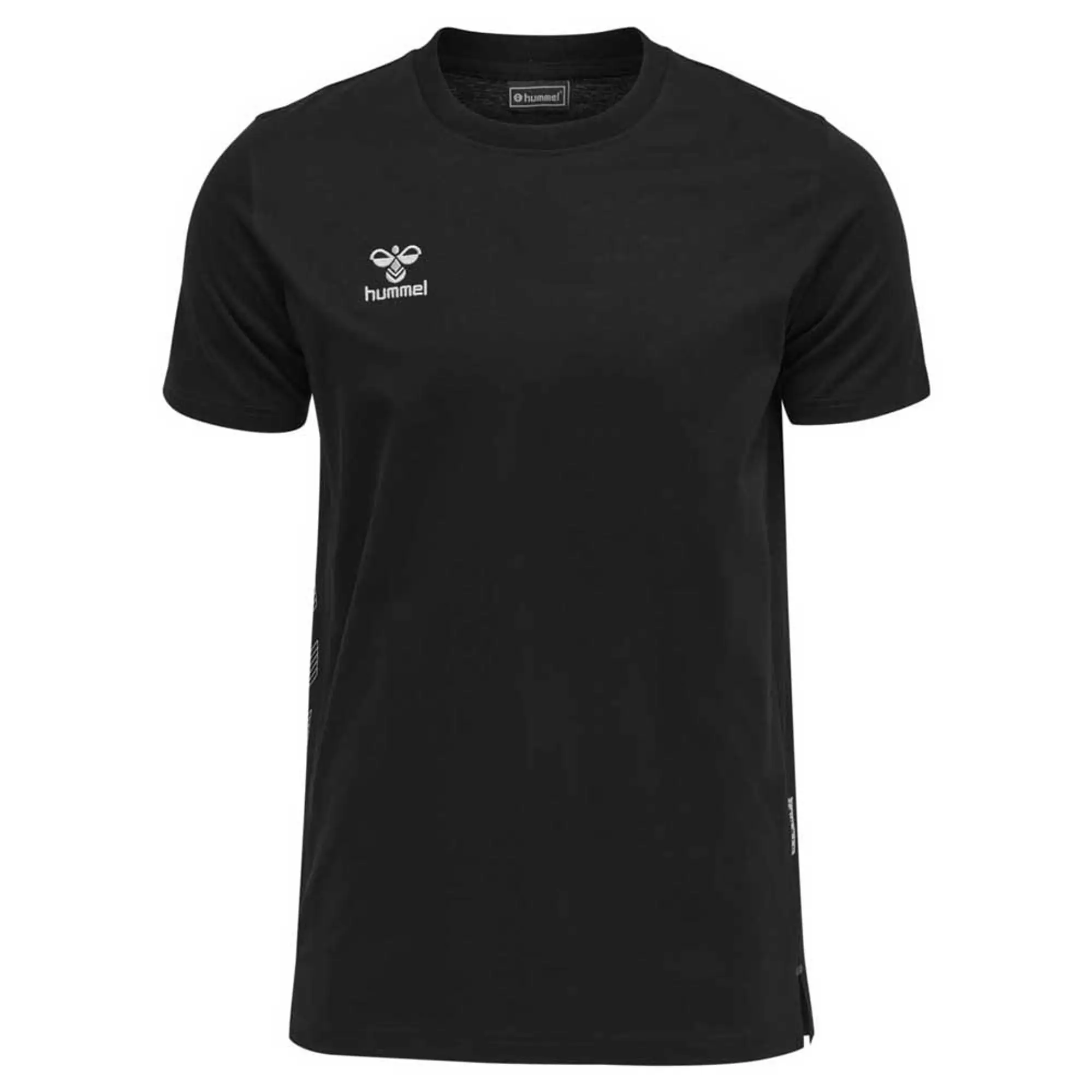 Hummel Move Grid Cotton Short Sleeve T-shirt  - Black