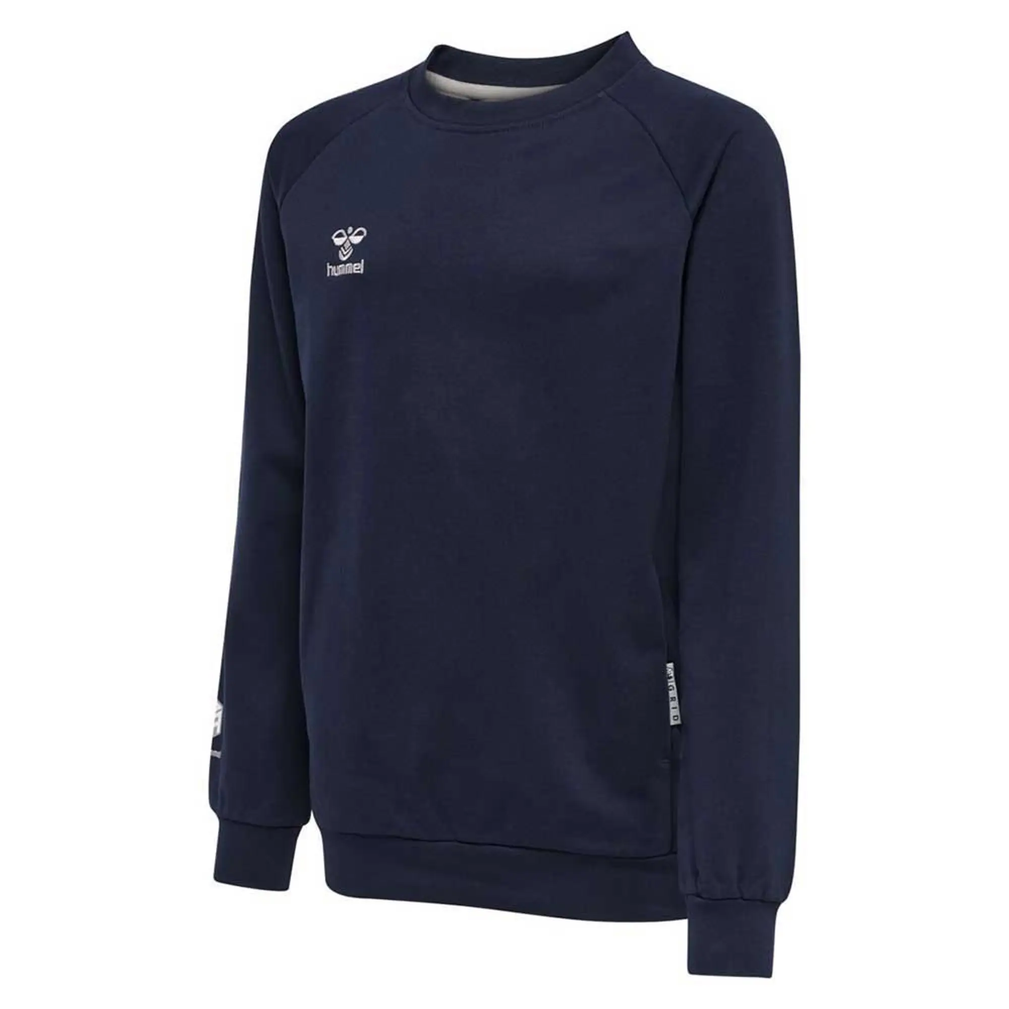 Hummel Move Grid Cotton Sweatshirt  - Blue