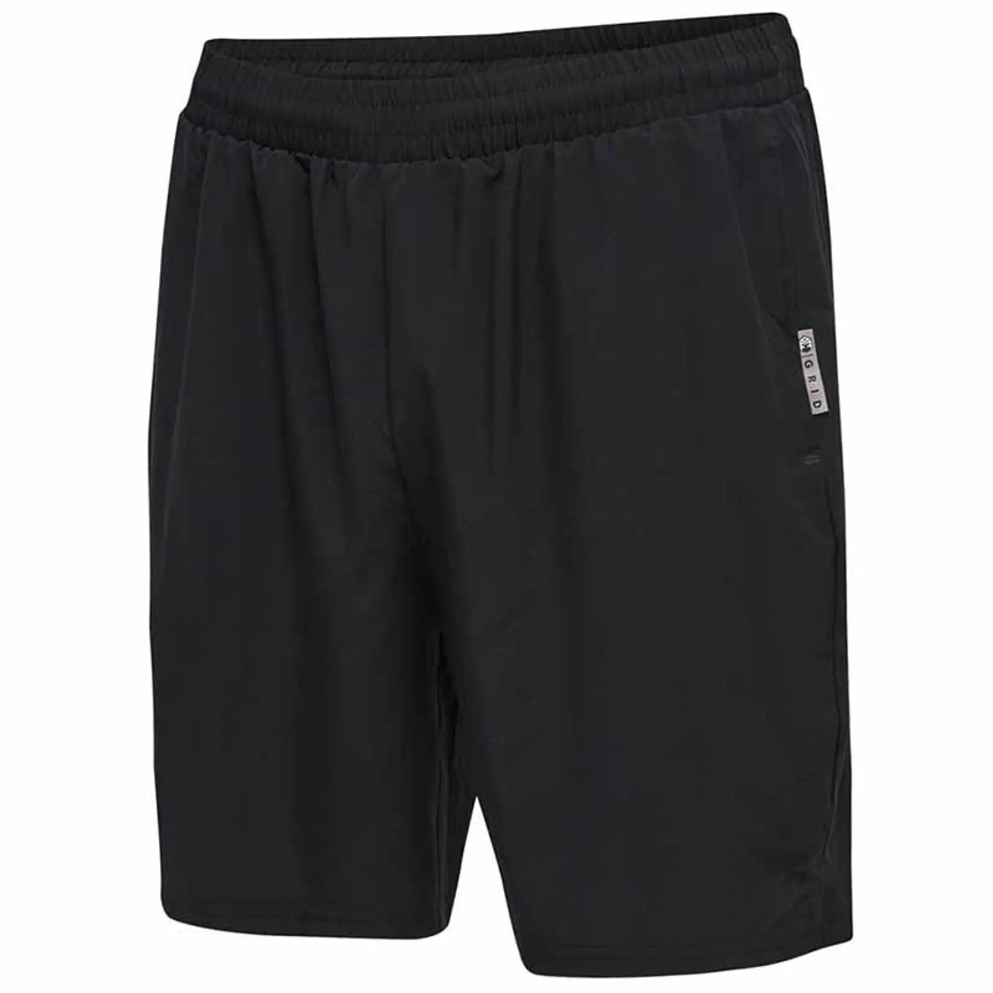 Hummel Move Grid Woven Shorts  - Black