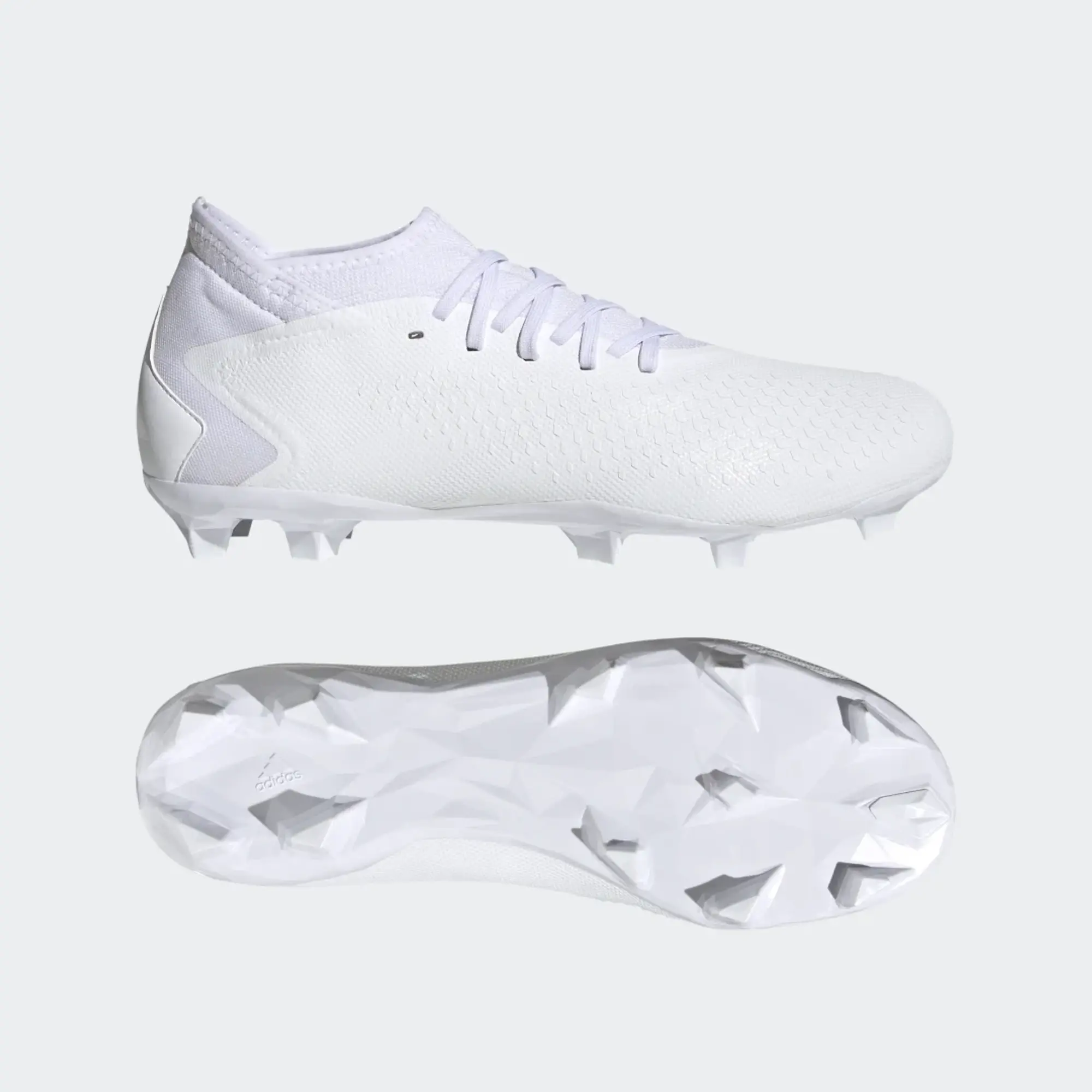 adidas Predator Accuracy.3 Firm Ground Football Boots - White
