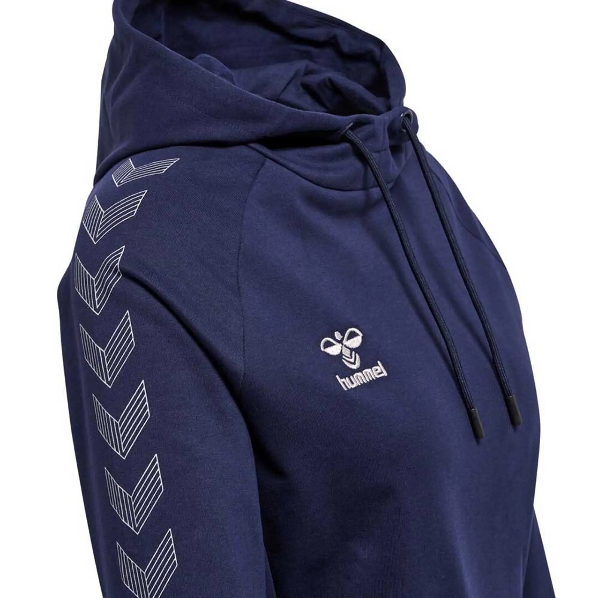 Hummel Move Grid Cotton Hoodie  - Blue