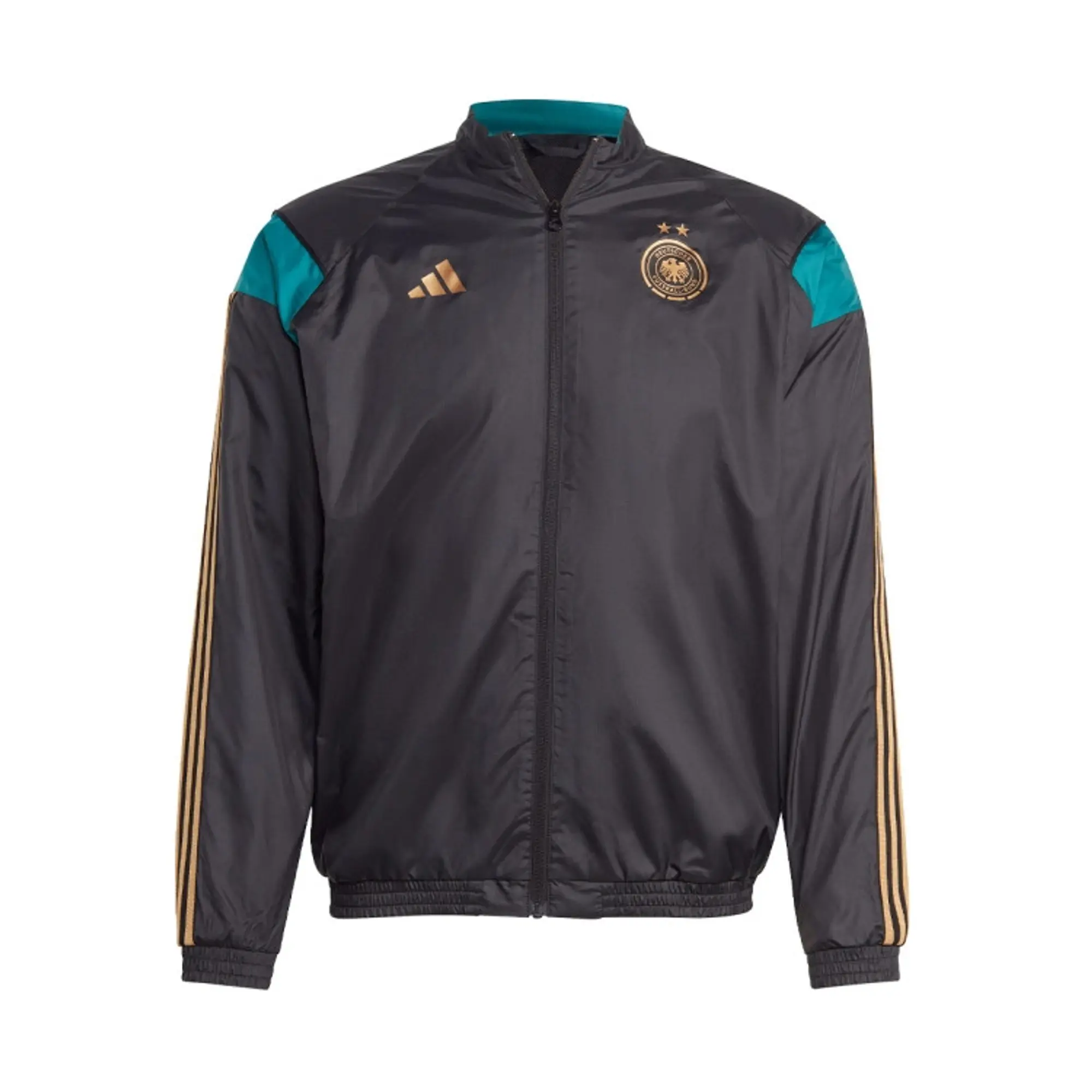 Germany Presentation Jacket (Black) - Ladies 2023-2024 Women's Size: Extra Small Made By: Adidas