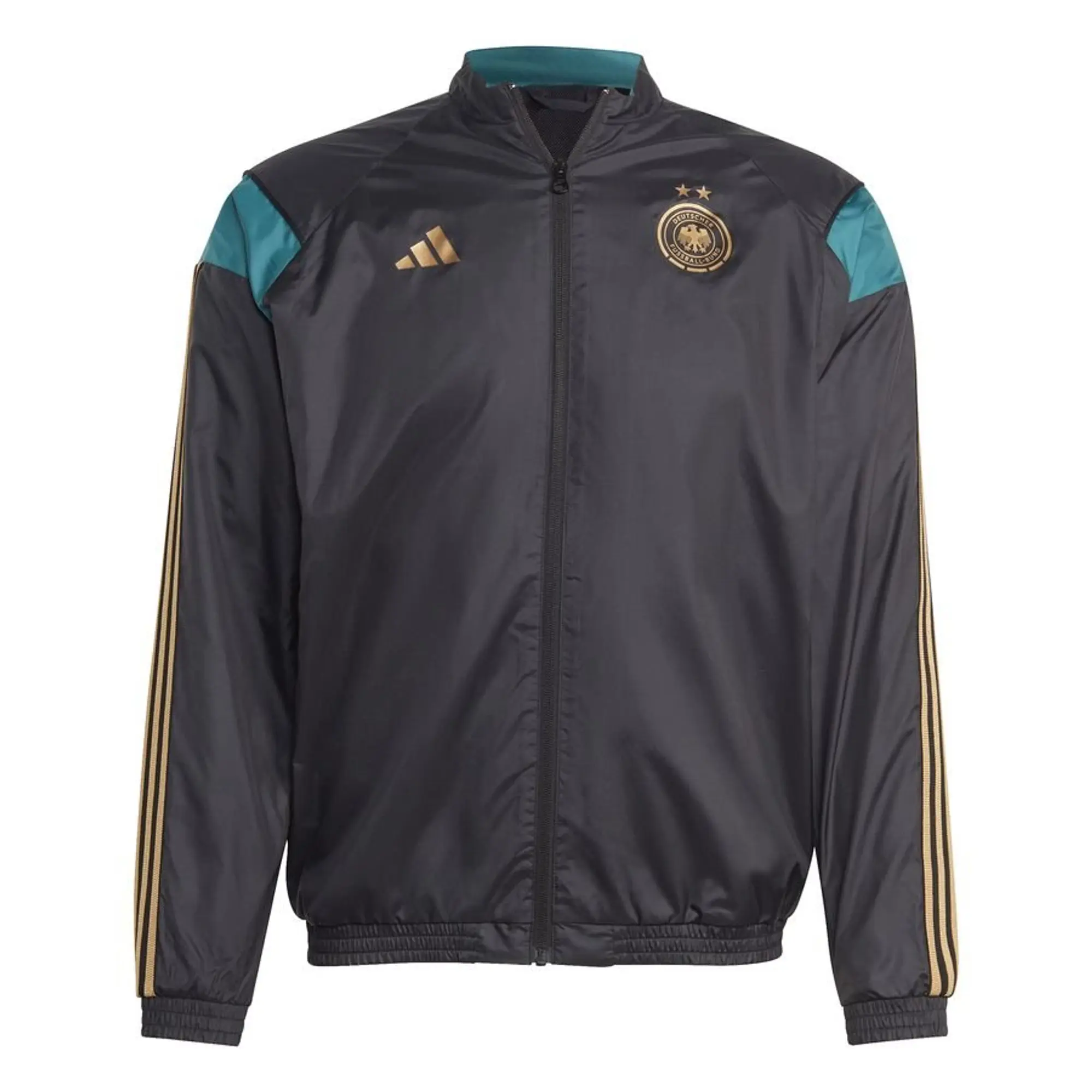 Germany Presentation Jacket (Black) - Ladies 2023-2024 Women's Size: Extra Small Made By: Adidas