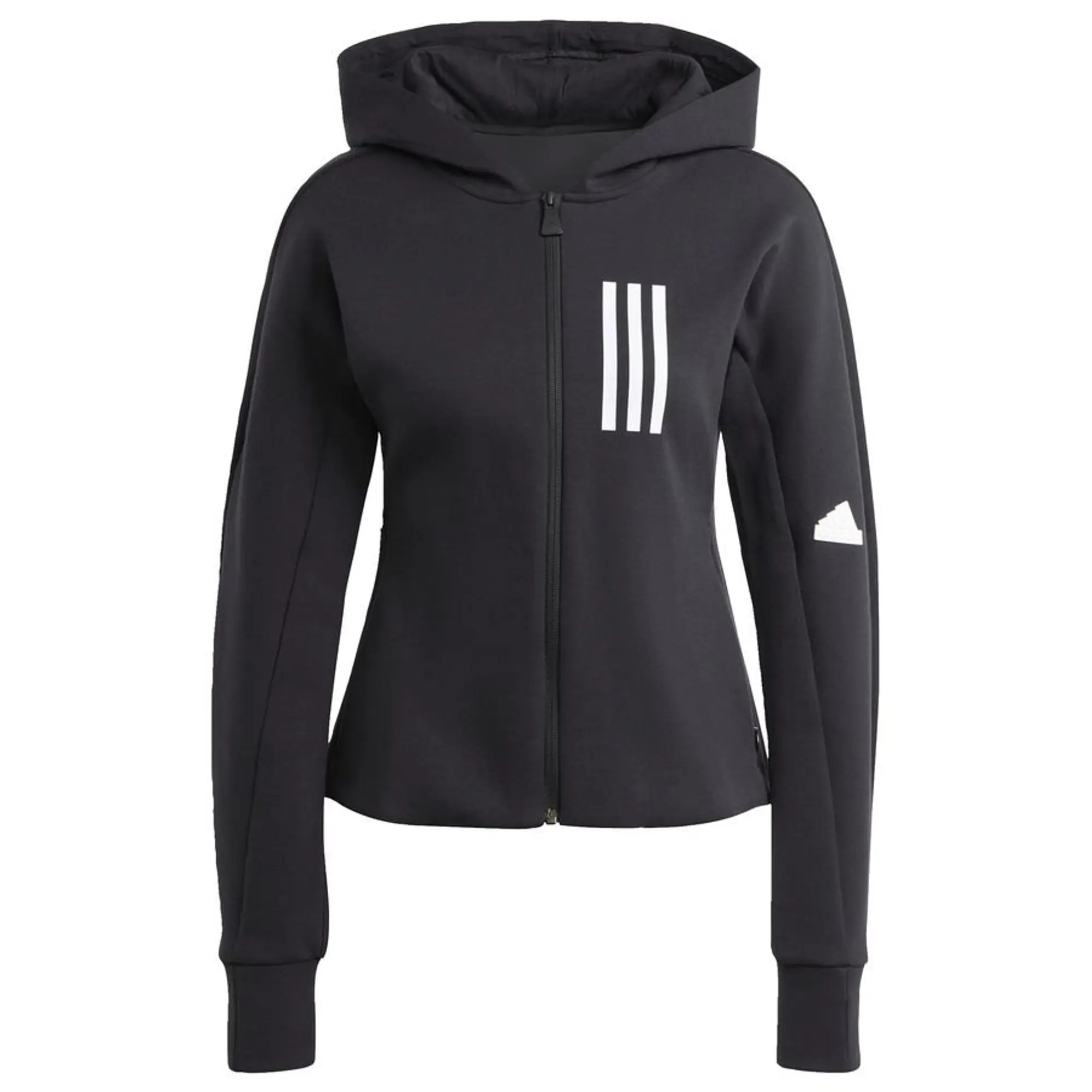 adidas Mission Victory Slim Fit Full-Zip Hoodie Womens - Black