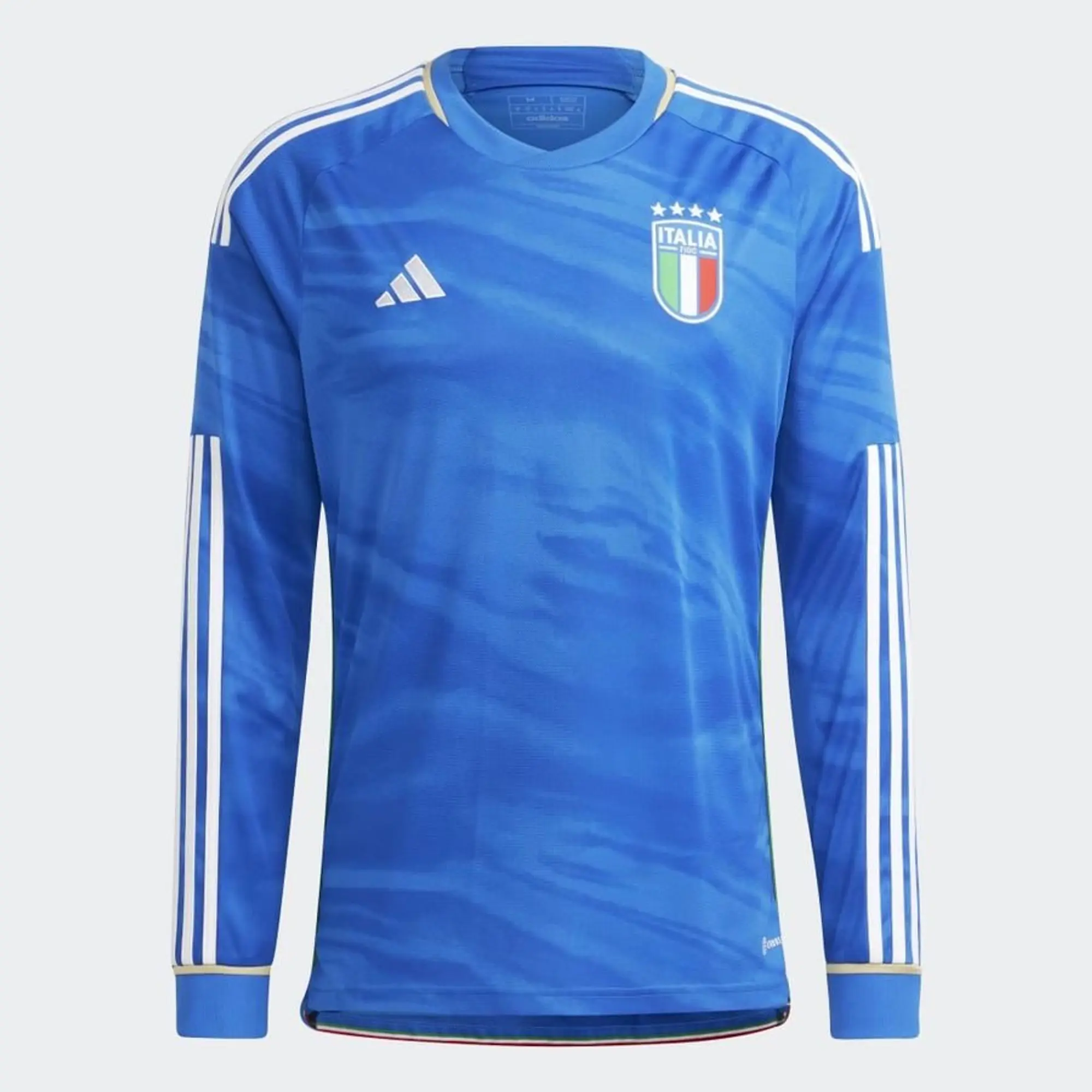 adidas Italy Mens LS Home Shirt 2023