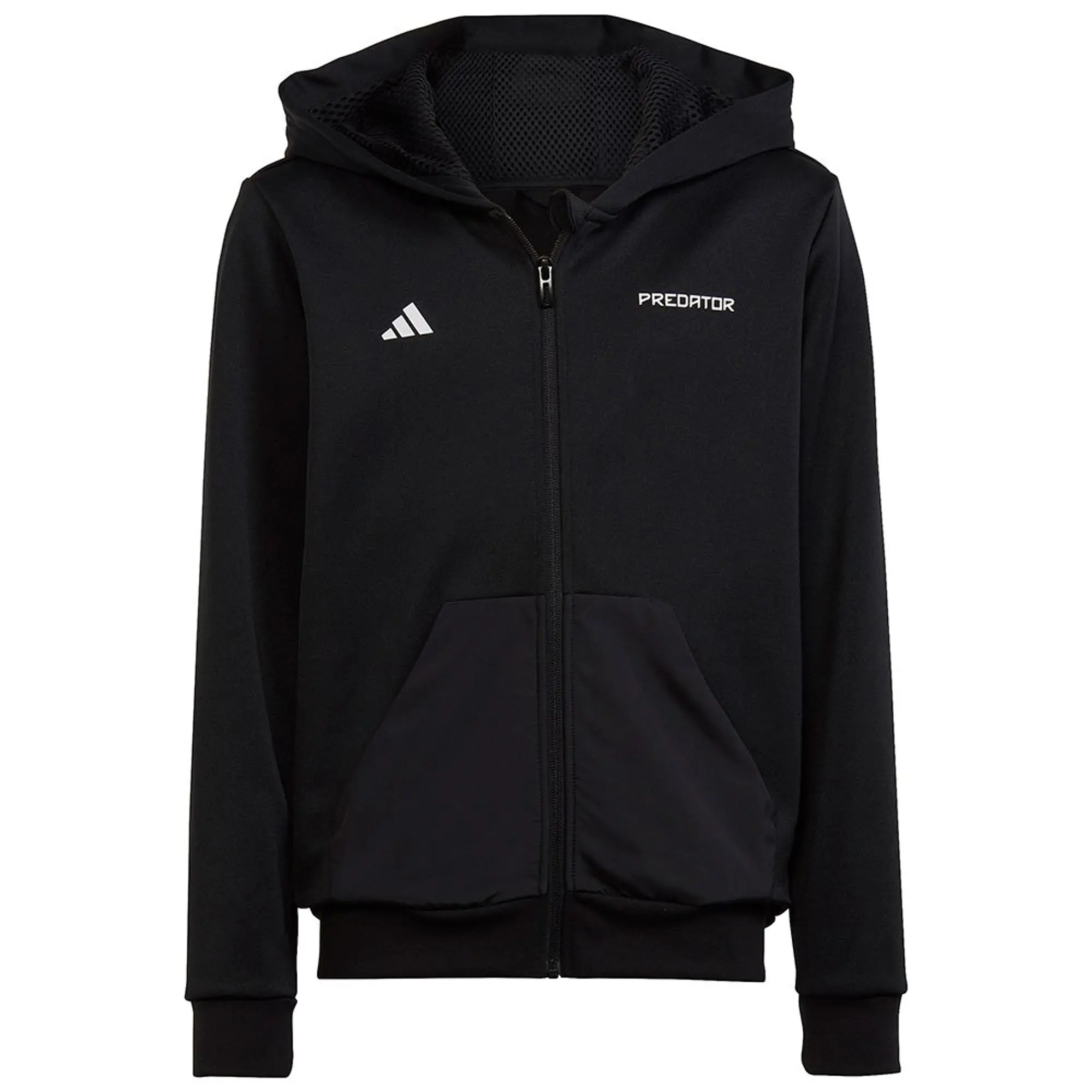 Adidas Hoodie Predator Full Zip - ['Black']