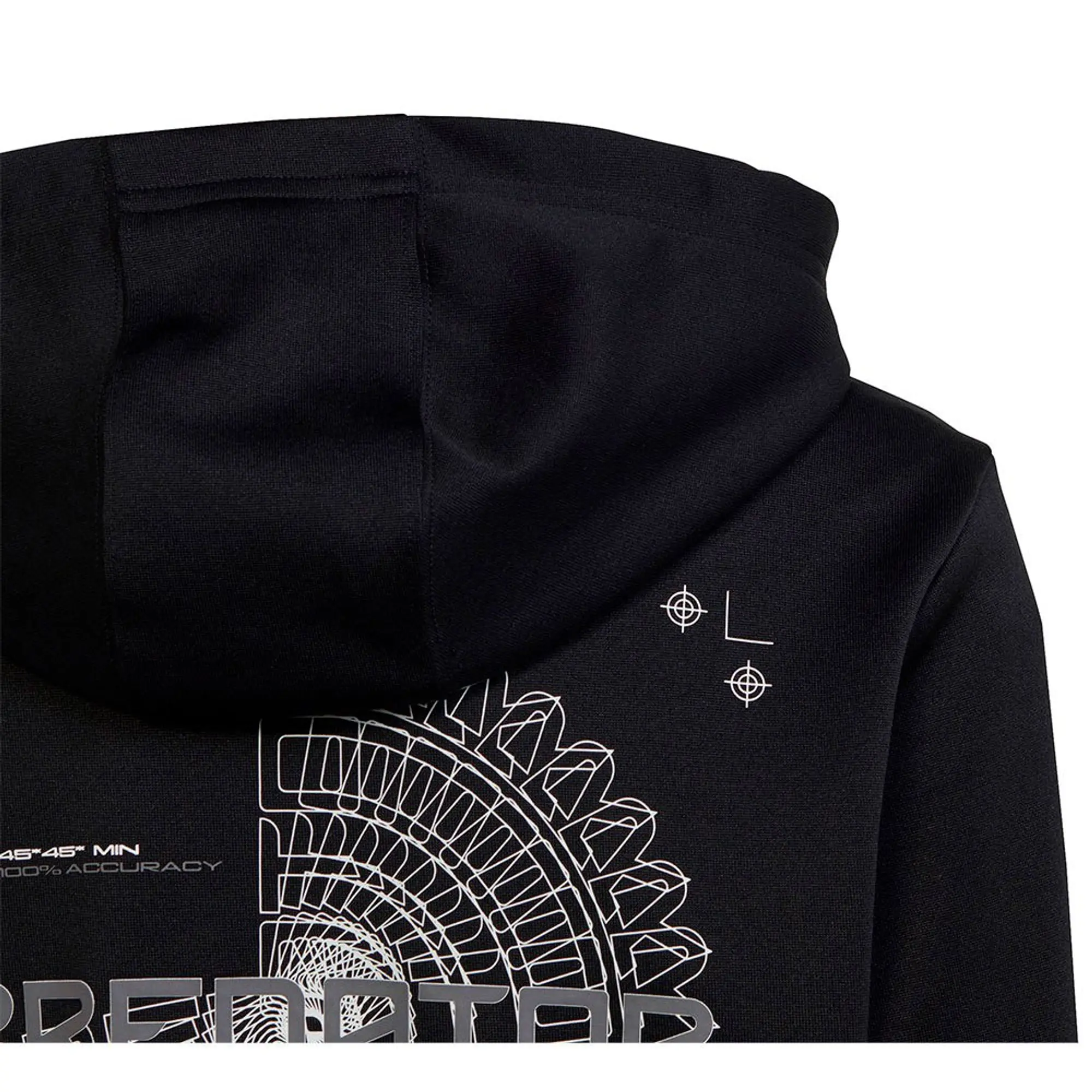 Adidas Hoodie Predator Full Zip - ['Black']