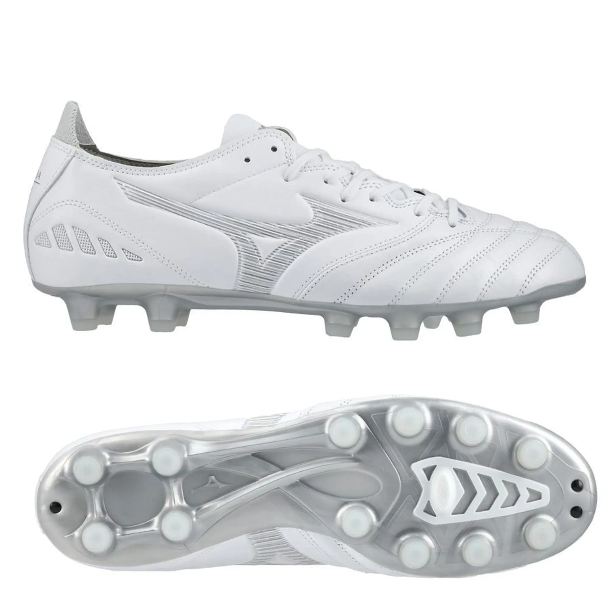 Mizuno Morelia Neo Iii Pro Fg/Ag Shining - White/Cool Grey - ['White ...