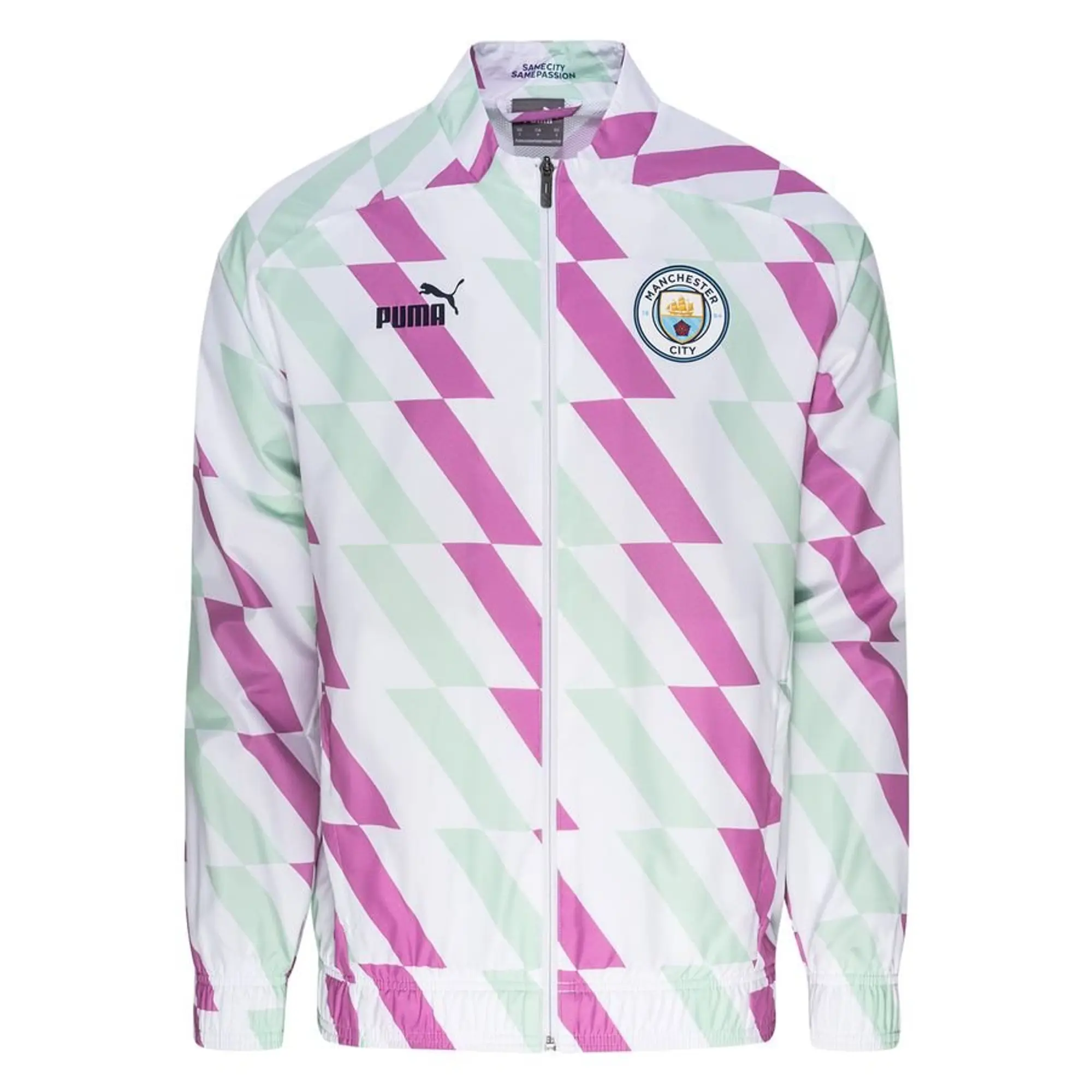 Puma Manchester City Prematch Jacket - White