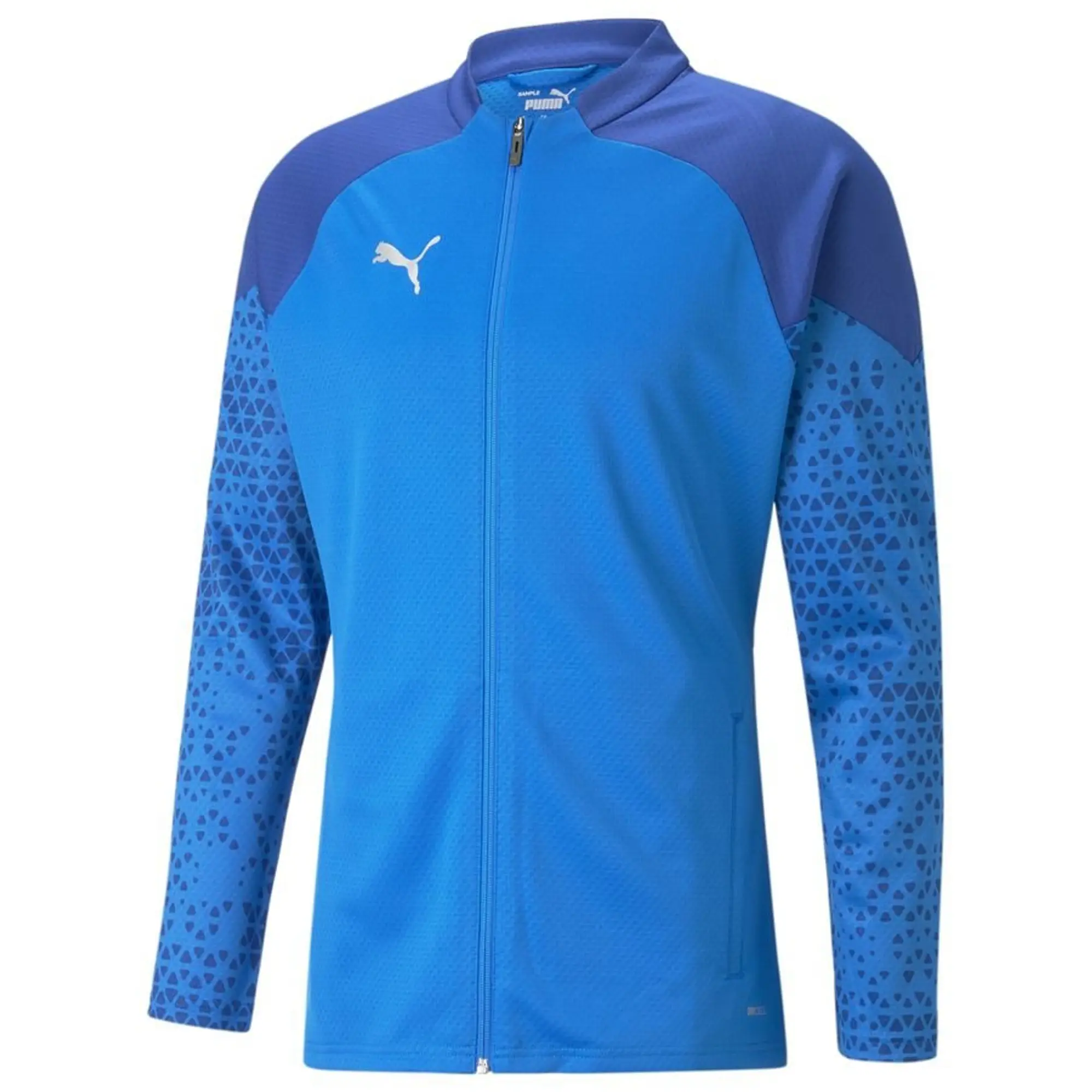 Puma Teamcup Training Jacket Electric Blue Lemonade - ['Blue']