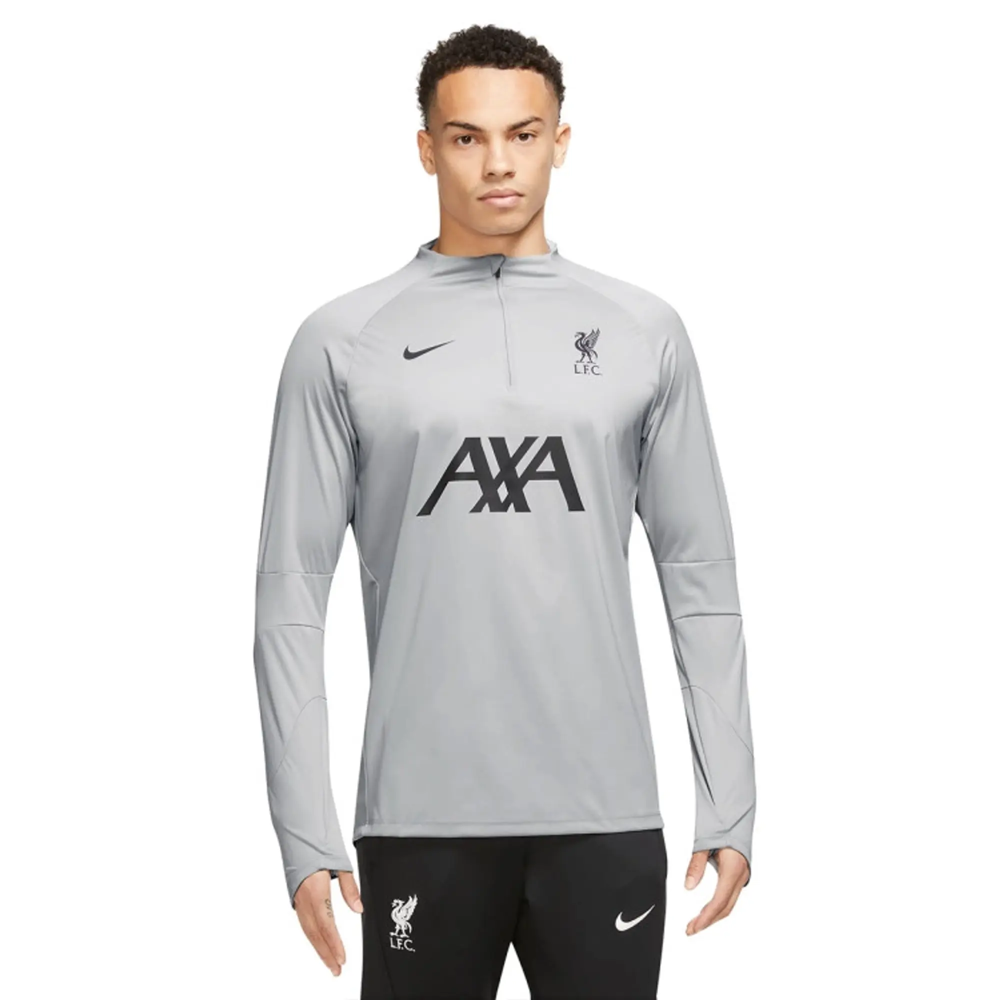 Liverpool Nike Strike Drill Top - Grey