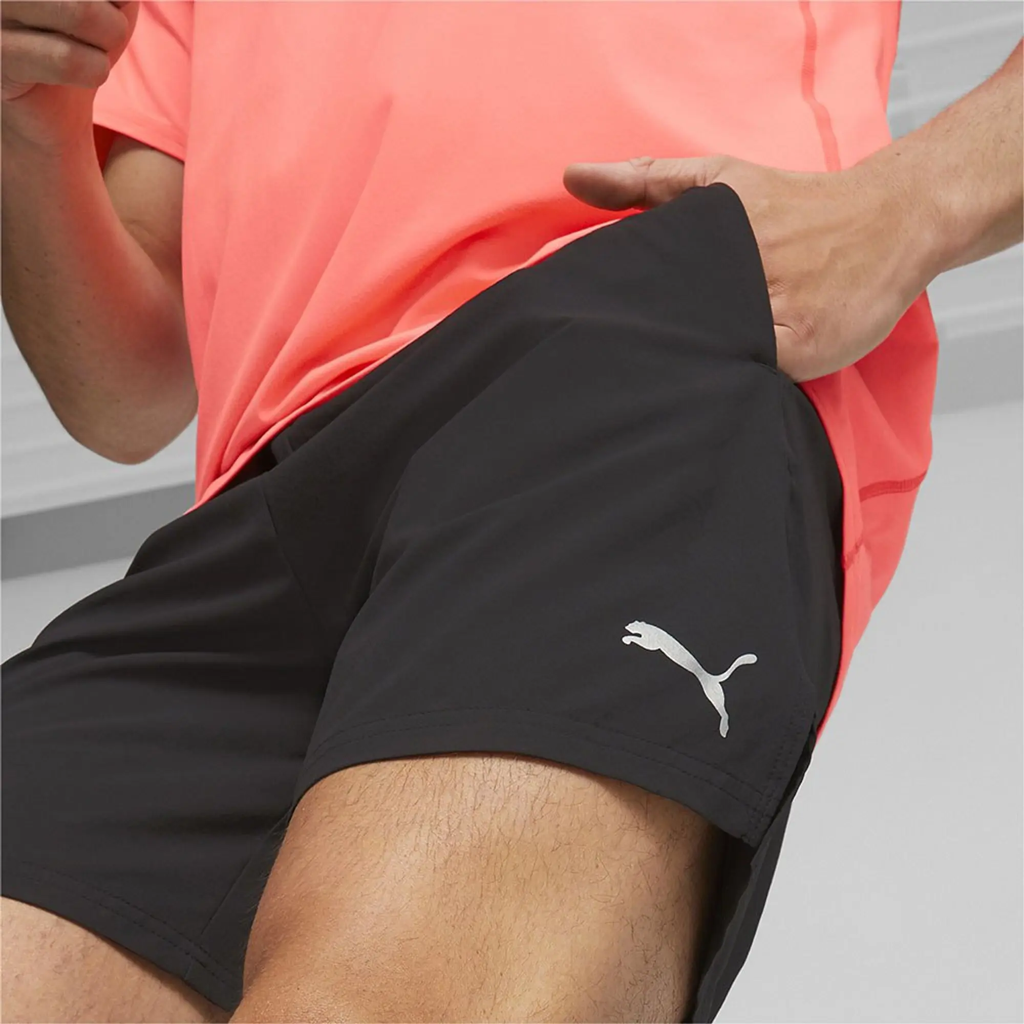 Puma Running Shorts Ultraweave 7 - ['Black']