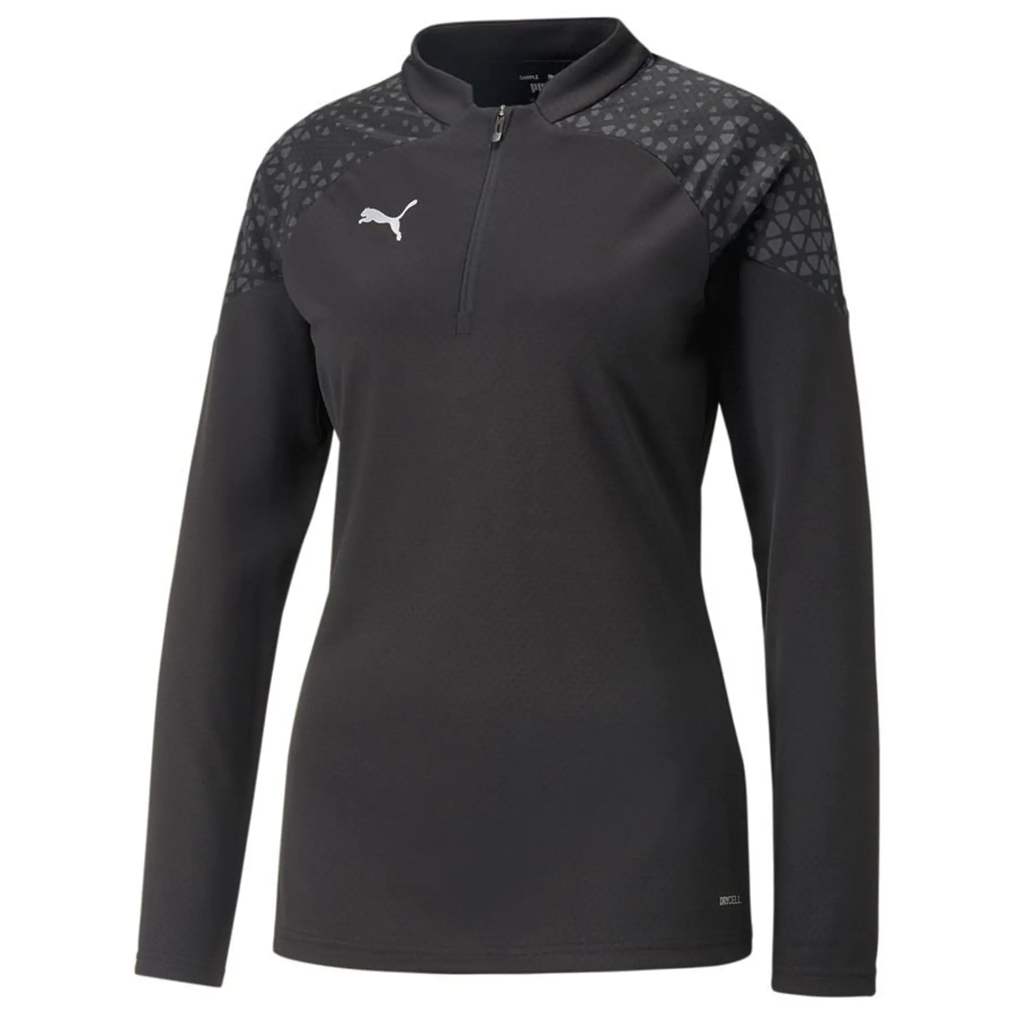 Puma Teamcup Training 1/4 Zip Top Wmn Black - ['Black']