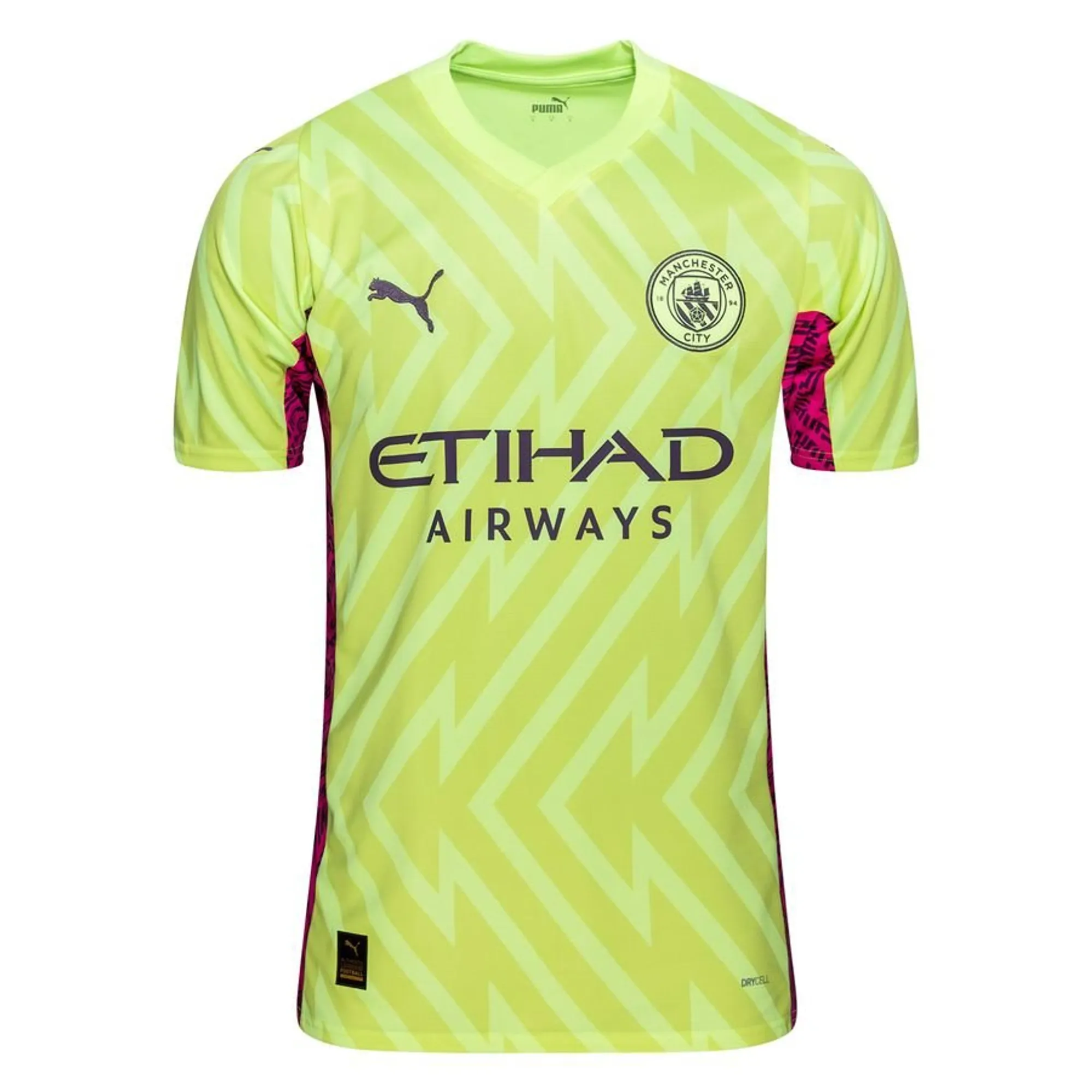 Puma Manchester City Mens LS Goalkeeper Home Shirt 2023/24