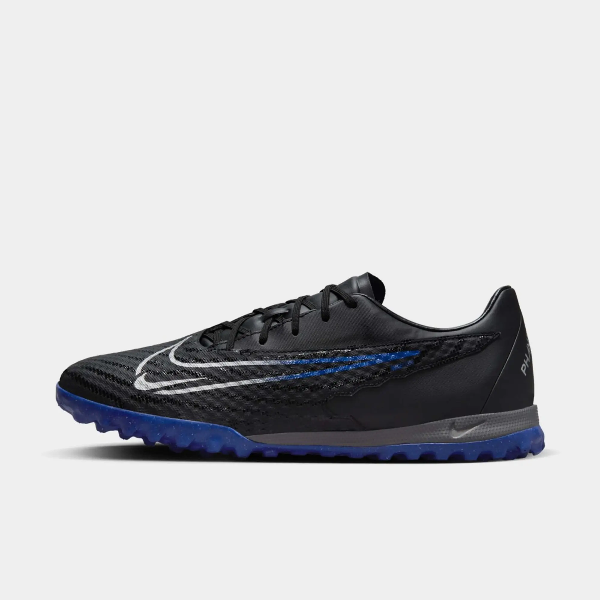 Nike Phantom Gx Academy Tf Shadow - Black/Chrome/Hyper Royal - ['Black']