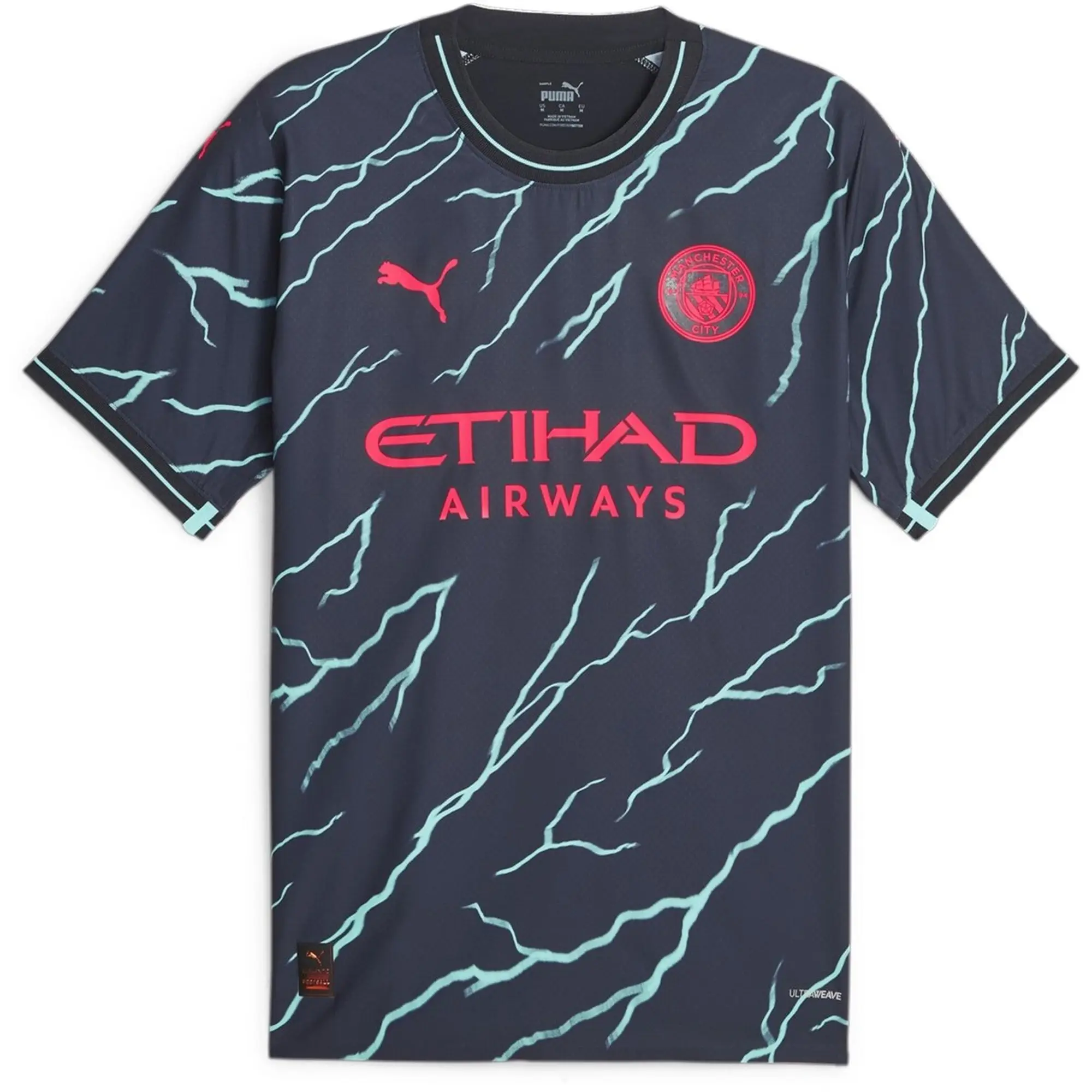 Puma Manchester City Mens SS Player Issue Third Shirt 2023/24