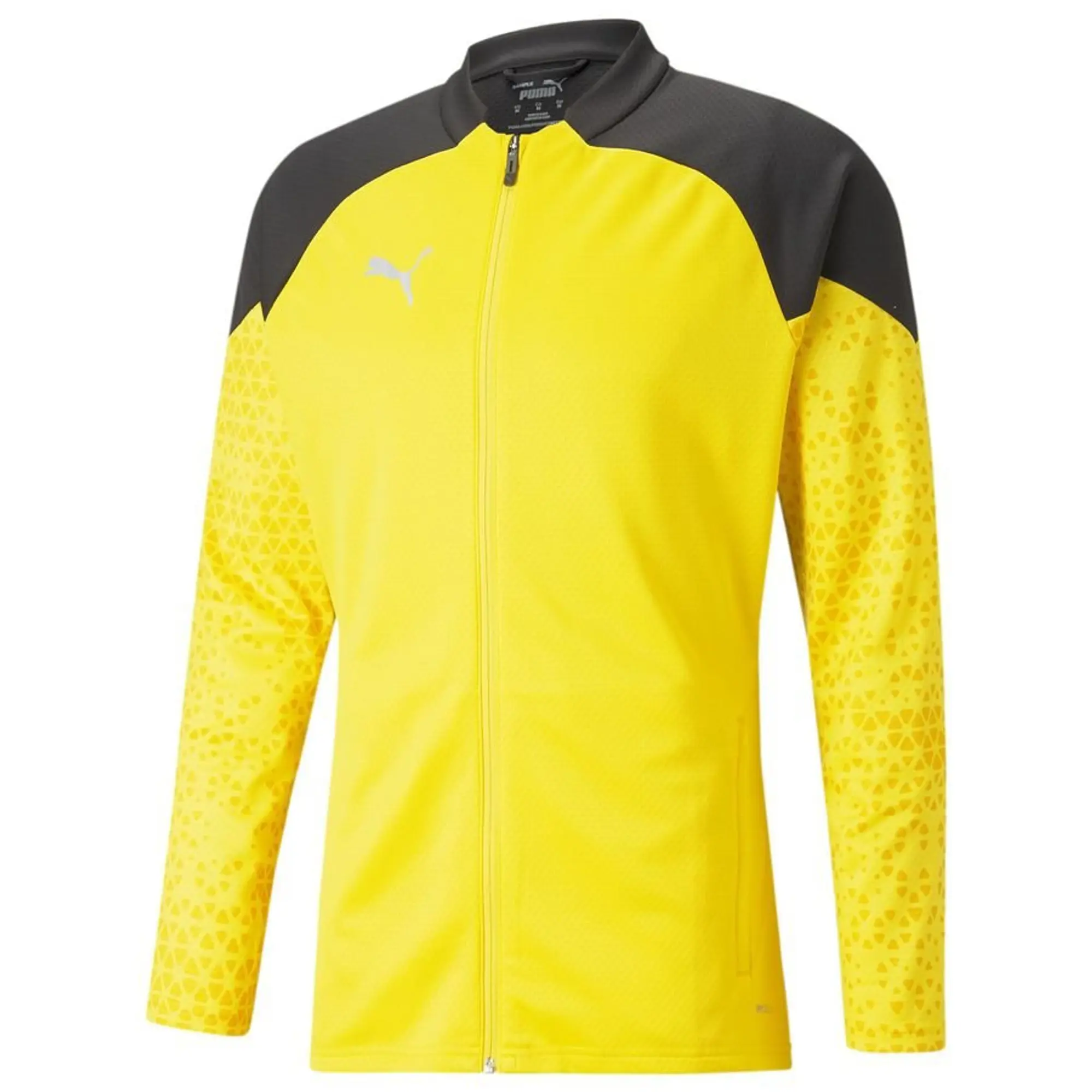 Teamcup Training Jacket Cyber Yellow-Puma Black - ['Yellow']