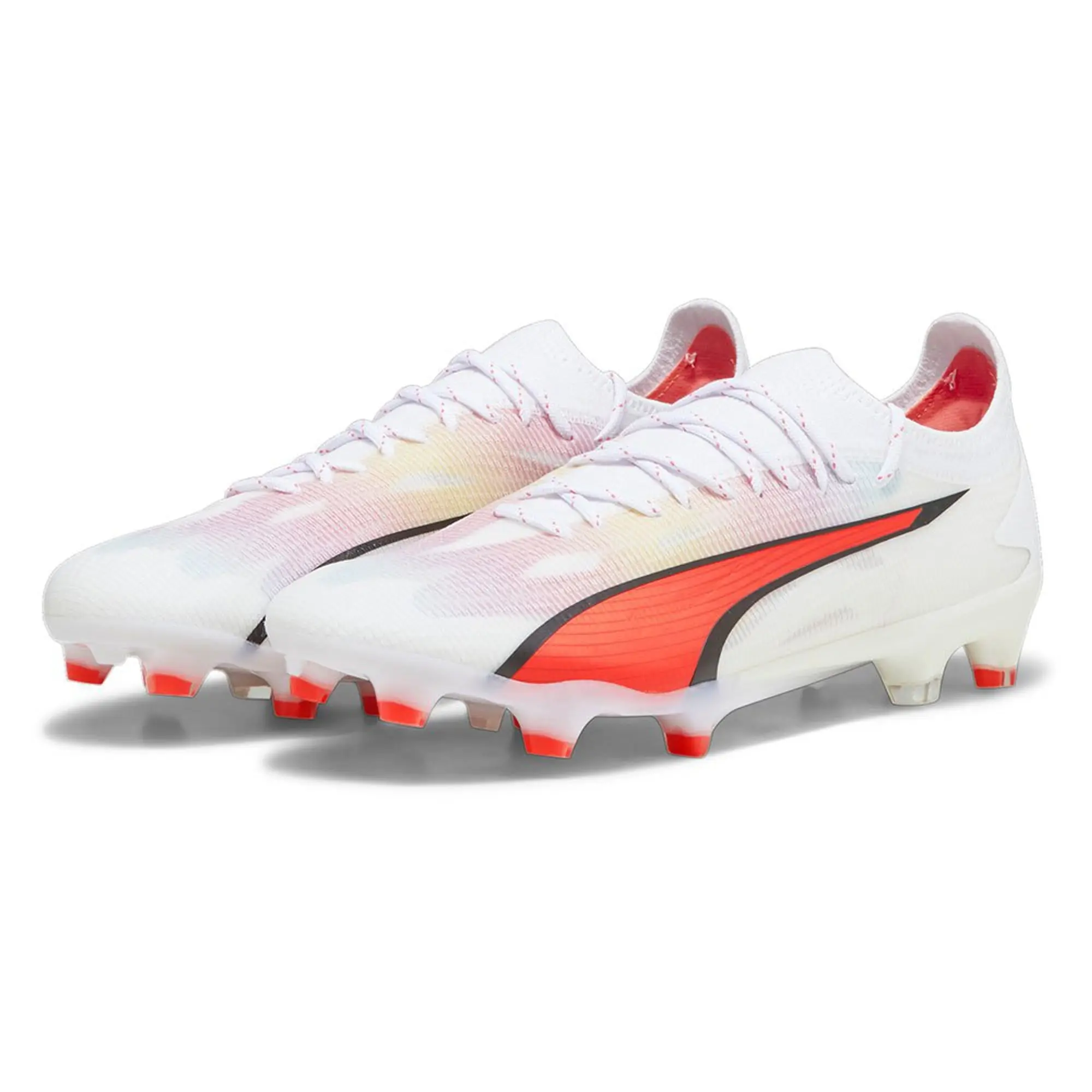 Puma Ultra Ultimate Fg/Ag Breakthrough - Puma White/Puma Black/Fire Orchid Women - ['White']