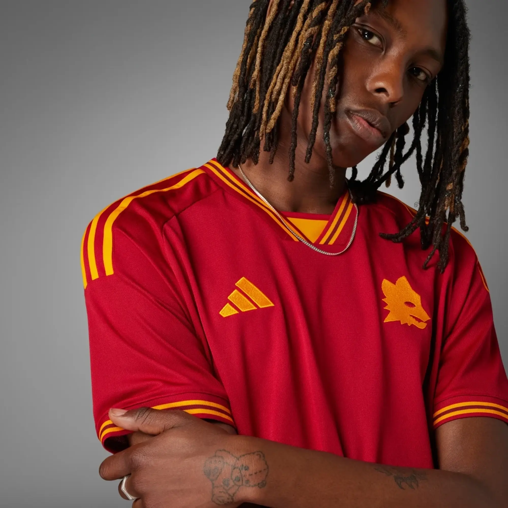 adidas Roma Mens SS Home Shirt 2023/24