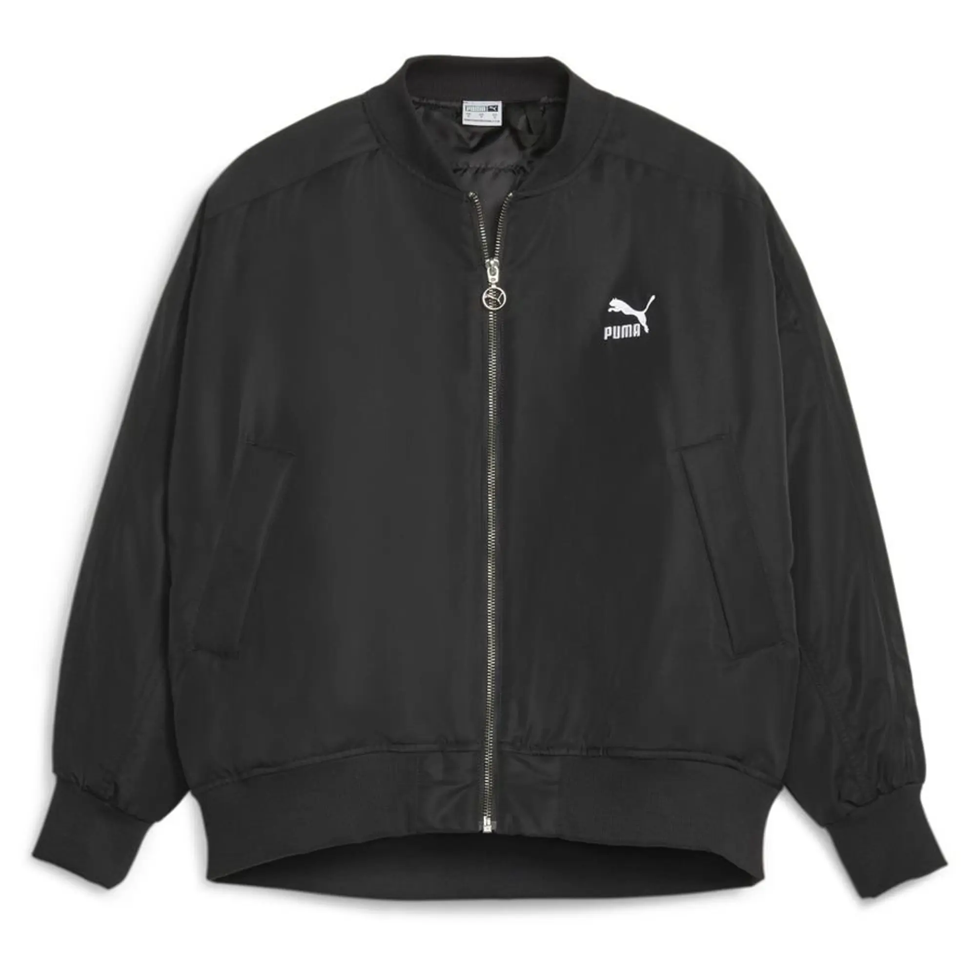 Puma T7 Shiny Bomber Jacket Black - ['Black']