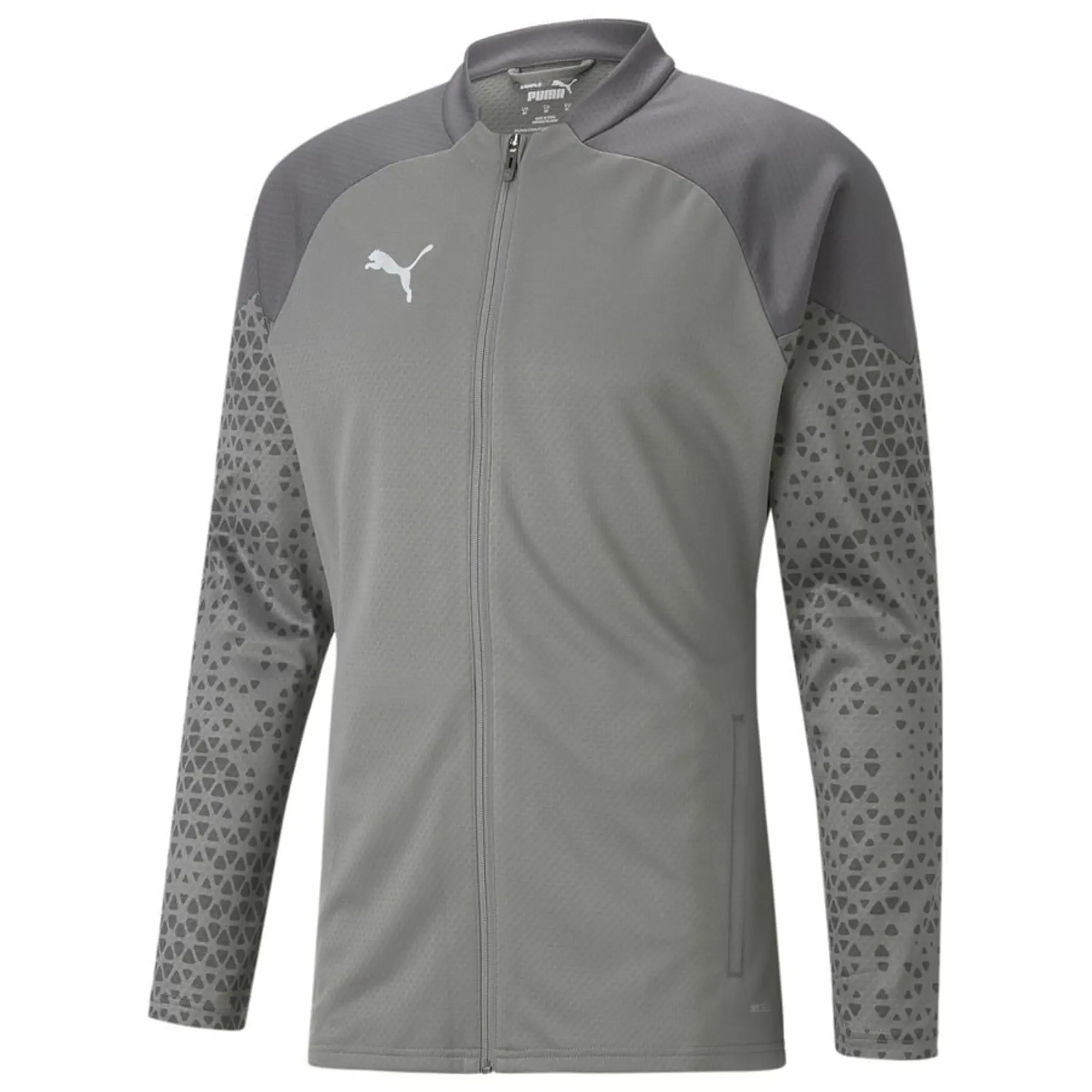 Puma Teamcup Training Jacket Flat Medium Gray - ['Grey']