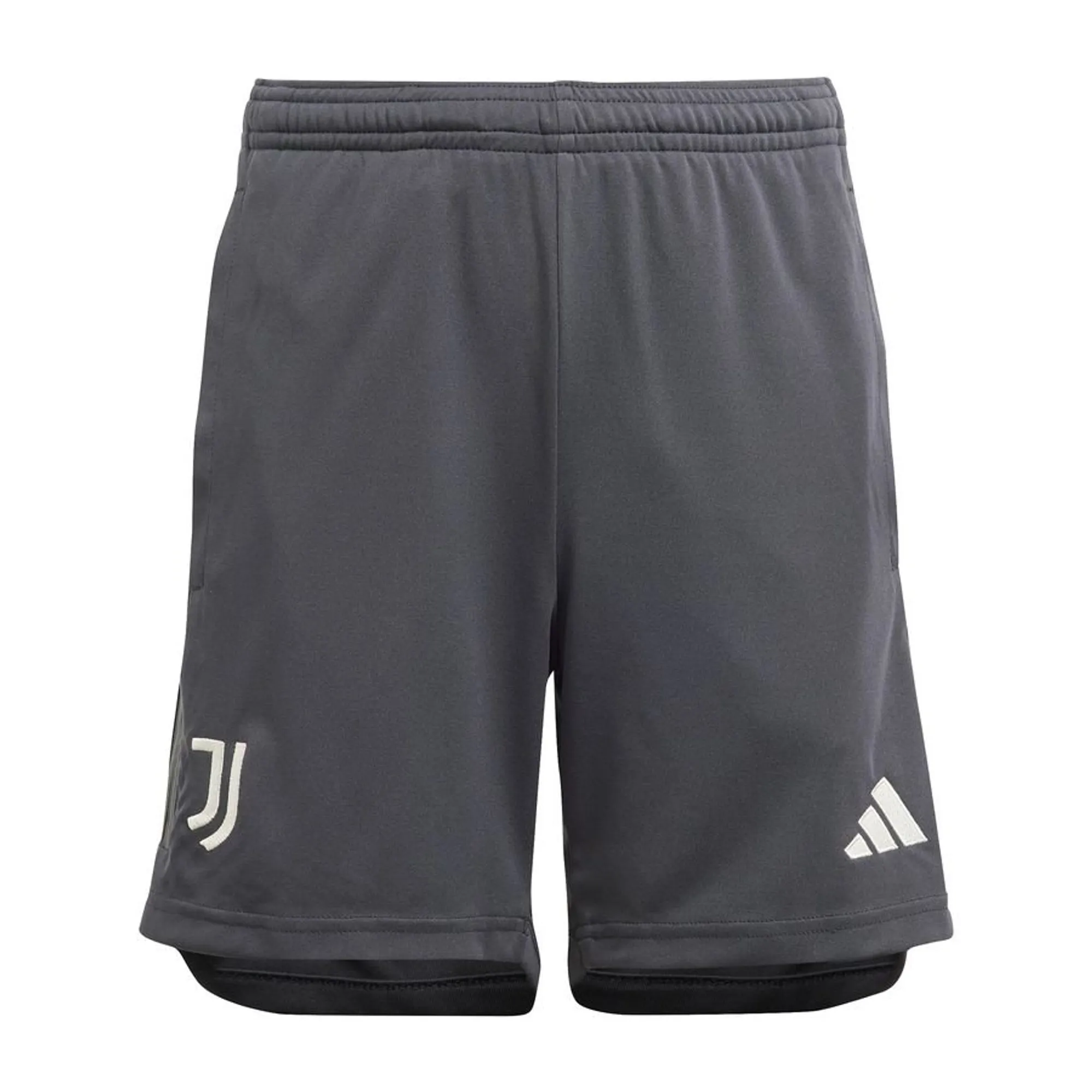 adidas Juventus Third Shorts 2023/24 Kids - ['Grey']