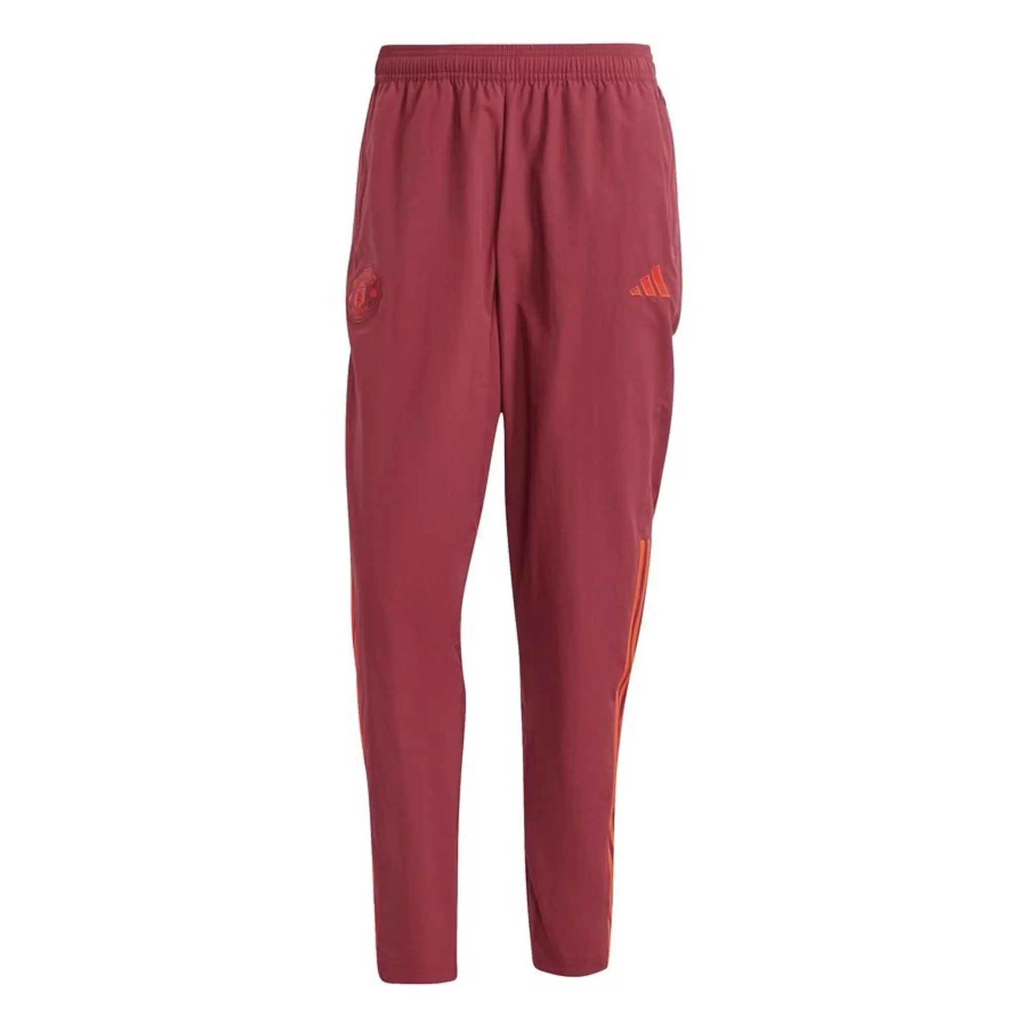 Manchester United adidas European Training Presentation Pants - Burgundy
