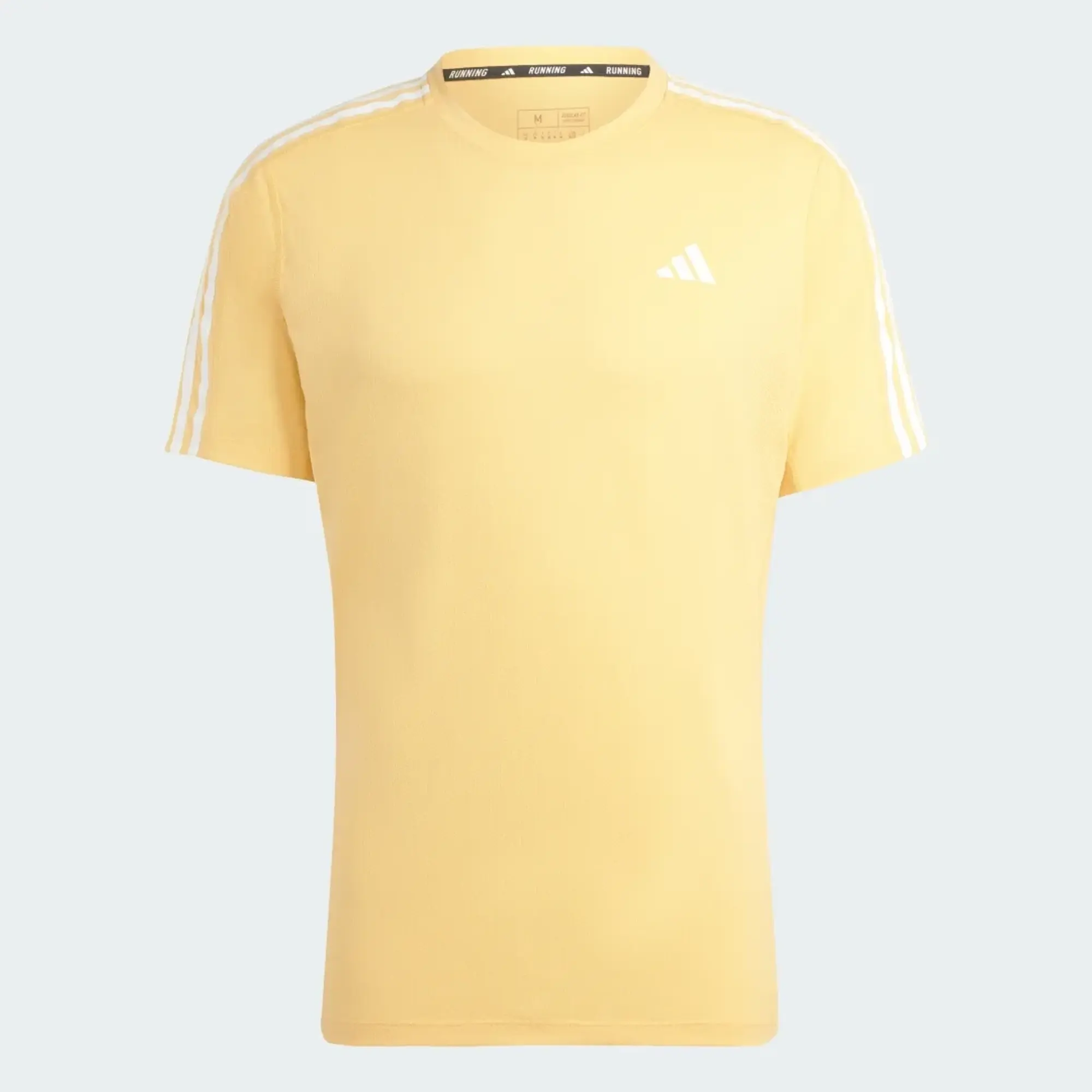 adidas Own The Run 3 Stripes T Shirt