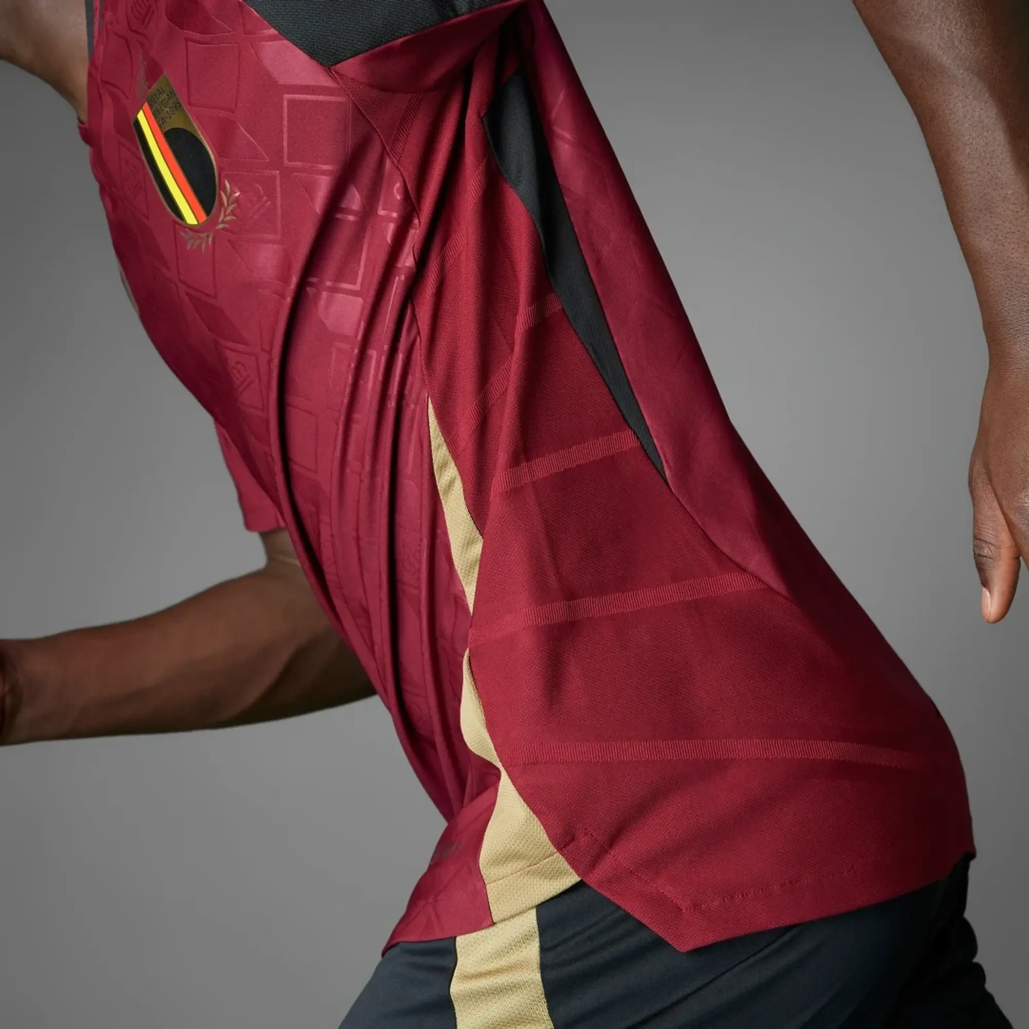 adidas Belgium Mens SS Player Issue Home Shirt 2024