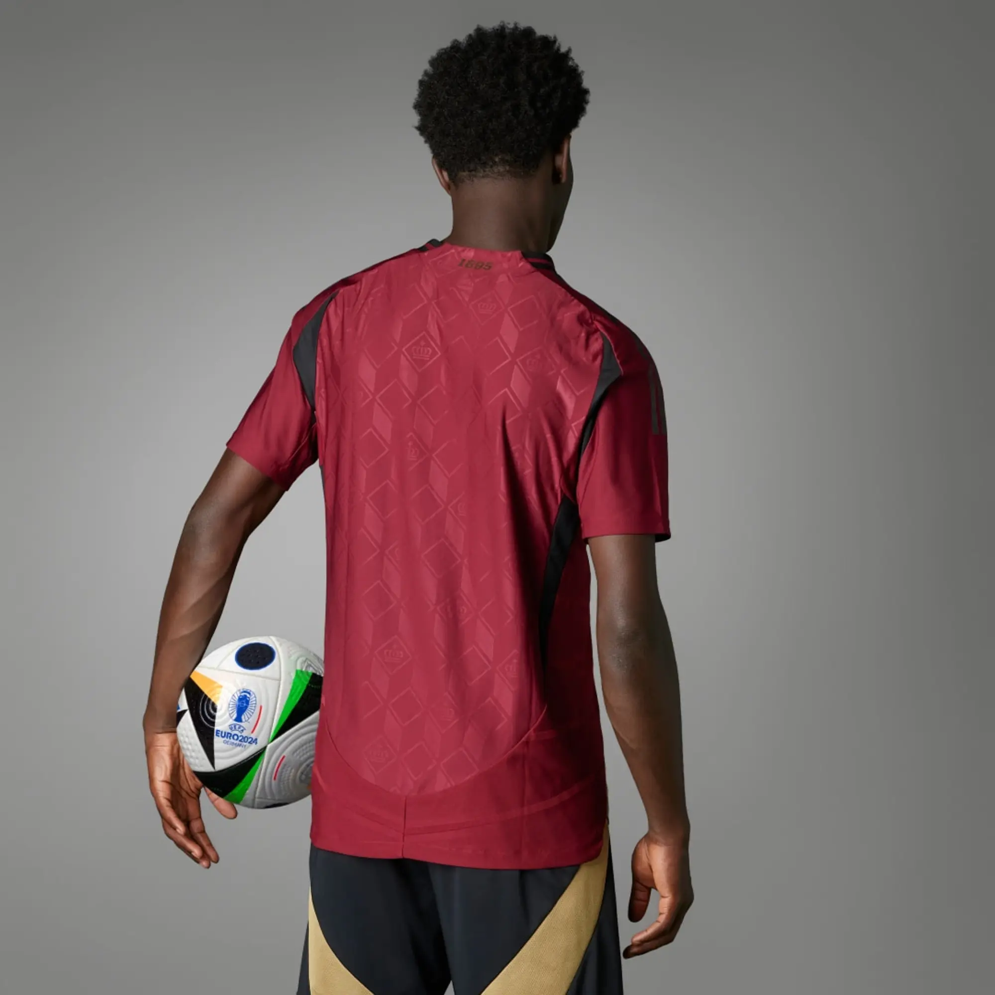 adidas Belgium Mens SS Player Issue Home Shirt 2024