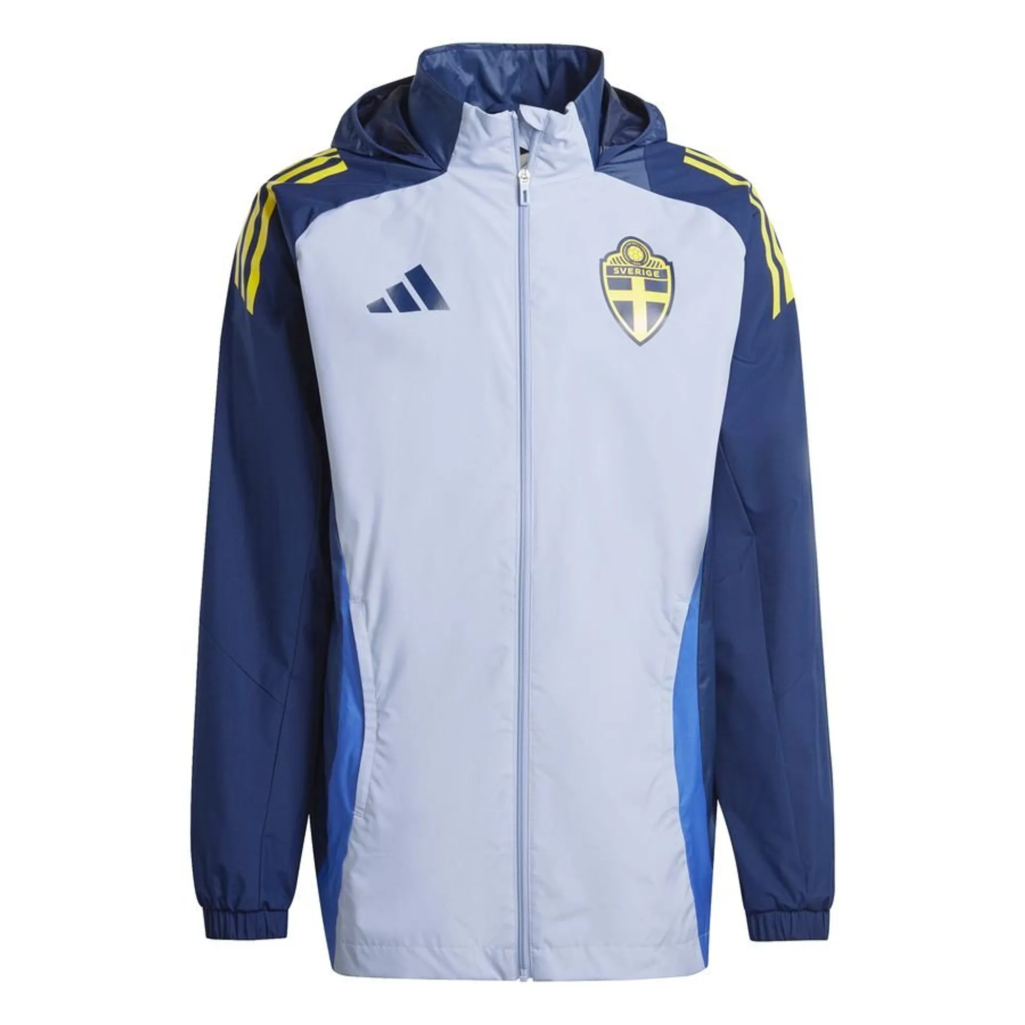 Sweden Allweather Jacket (Blue) 2024-2025 Men's Made By: Adidas