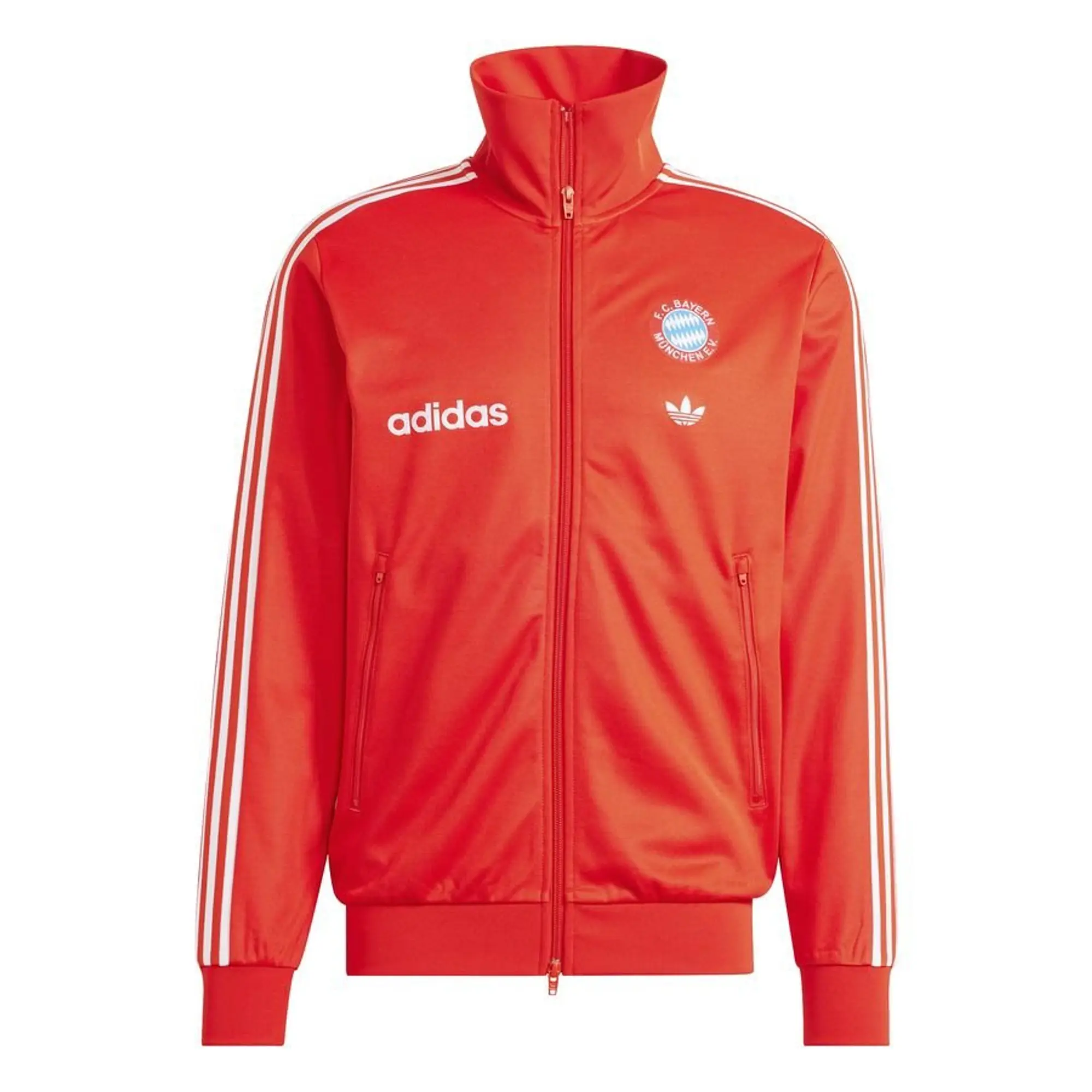 adidas Fcb Og Bb Tt Tracksuit Top Mens Red IS0340 FOOTY.COM