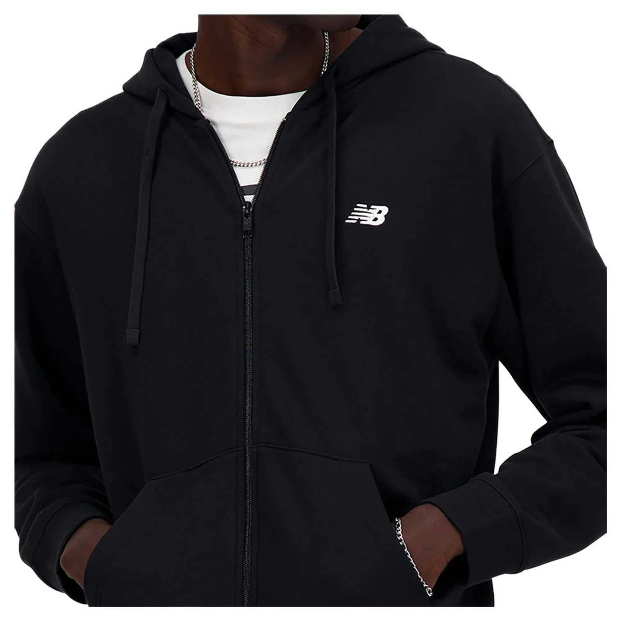 New Balance Sport Essentials Logo French Terry Full Zip Sweatshirt
