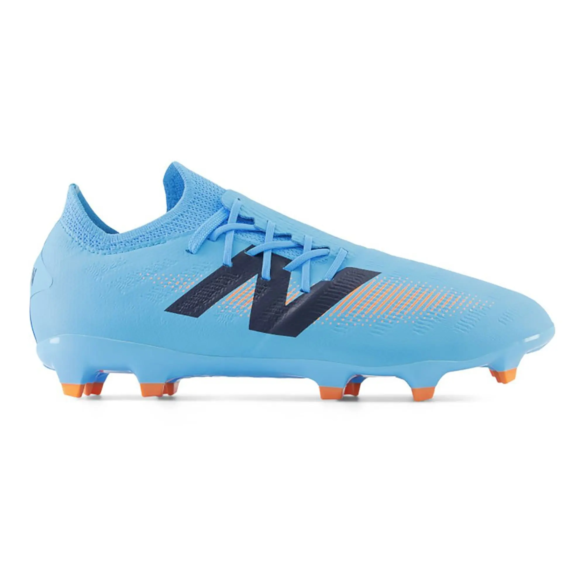 New Balance Unisex FURON DESTROY FG V7+ in Blue/Orange Synthetic