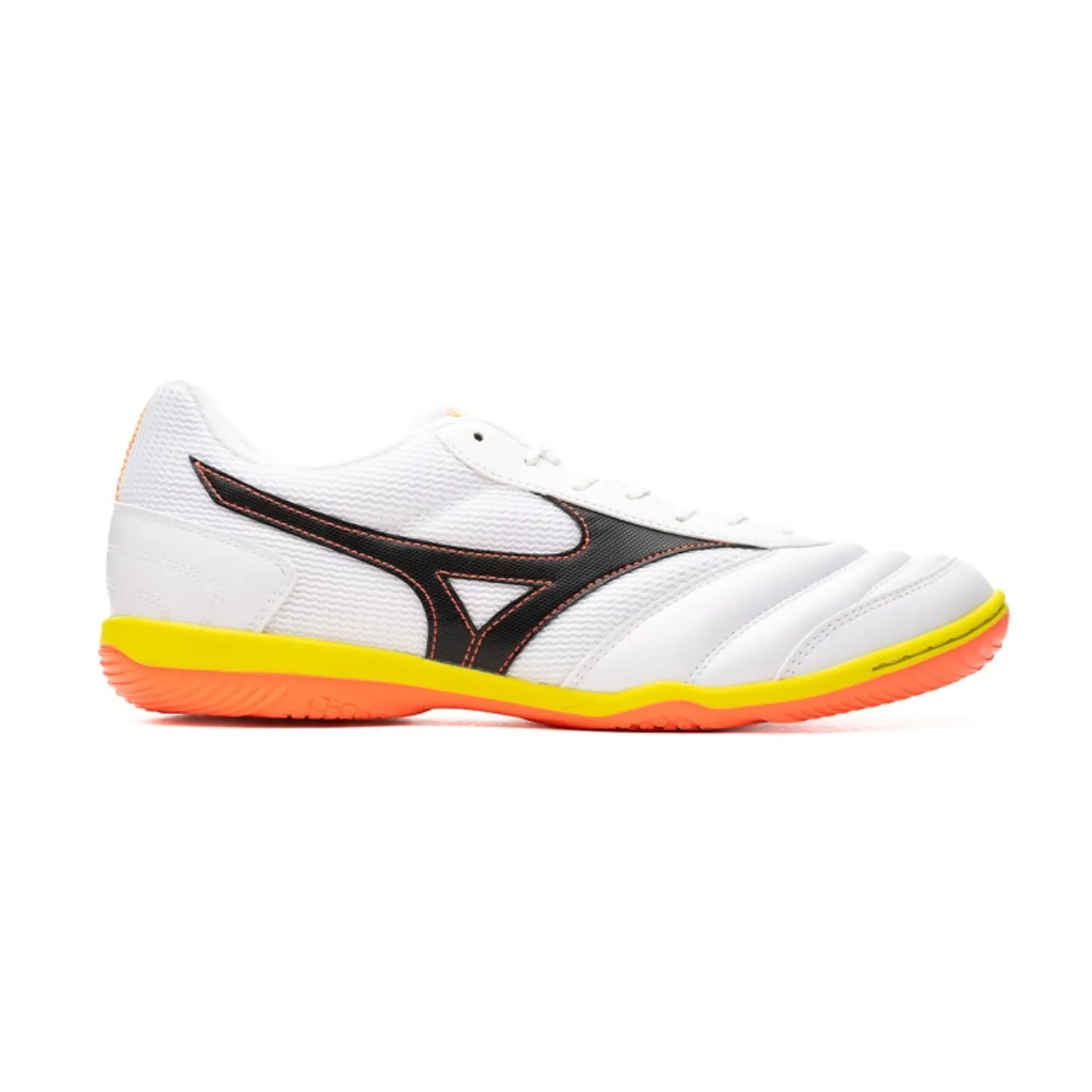 Mizuno Morelia Sala Club In - White/Black/Yellow/Orange - ['White']