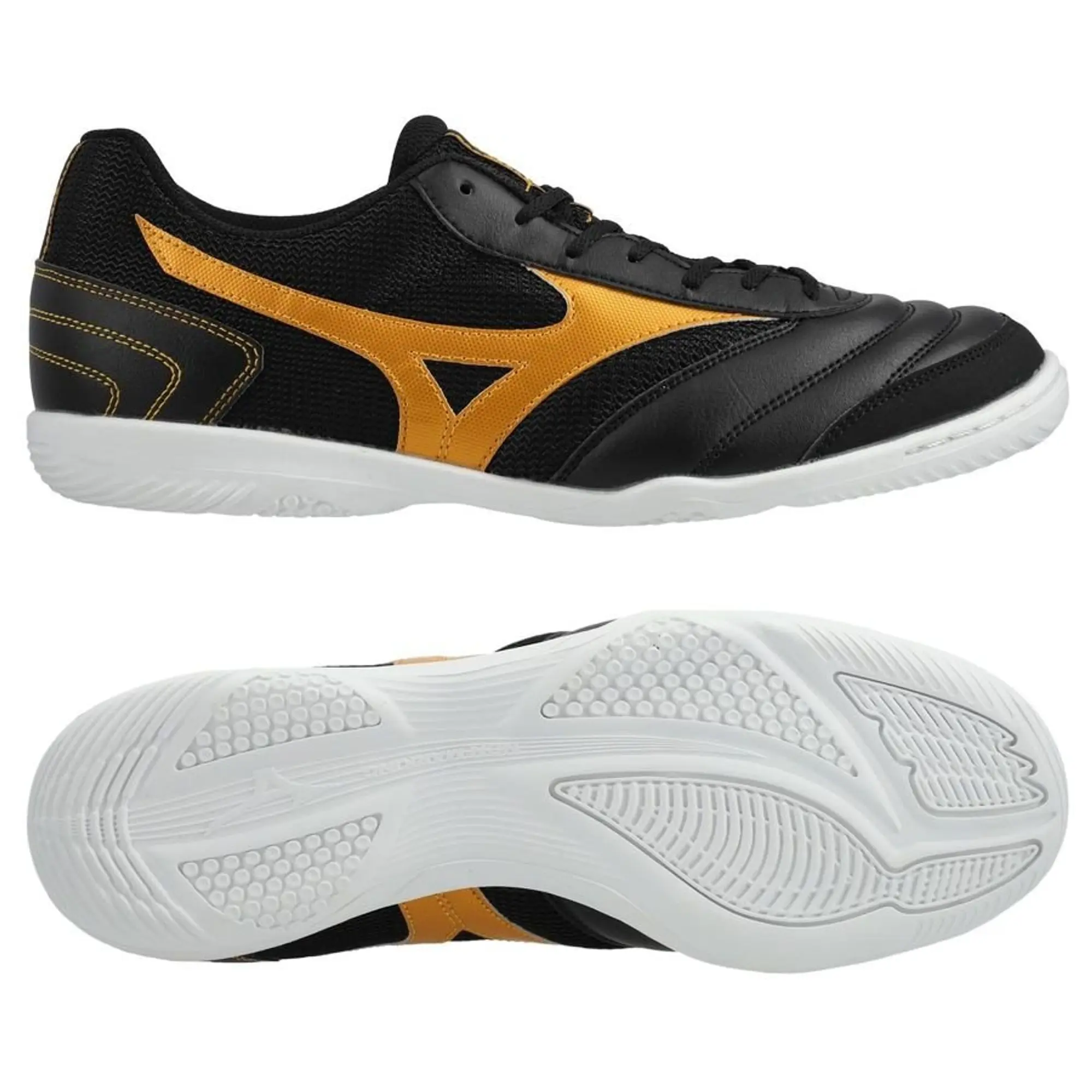 Mizuno Morelia Sala Club In - Black/Gold - ['Black']