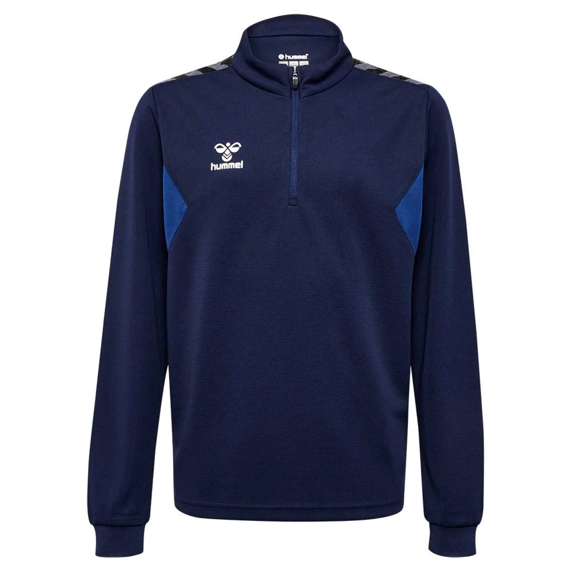 Hummel Authentic Half Zip Sweatshirt  - Blue