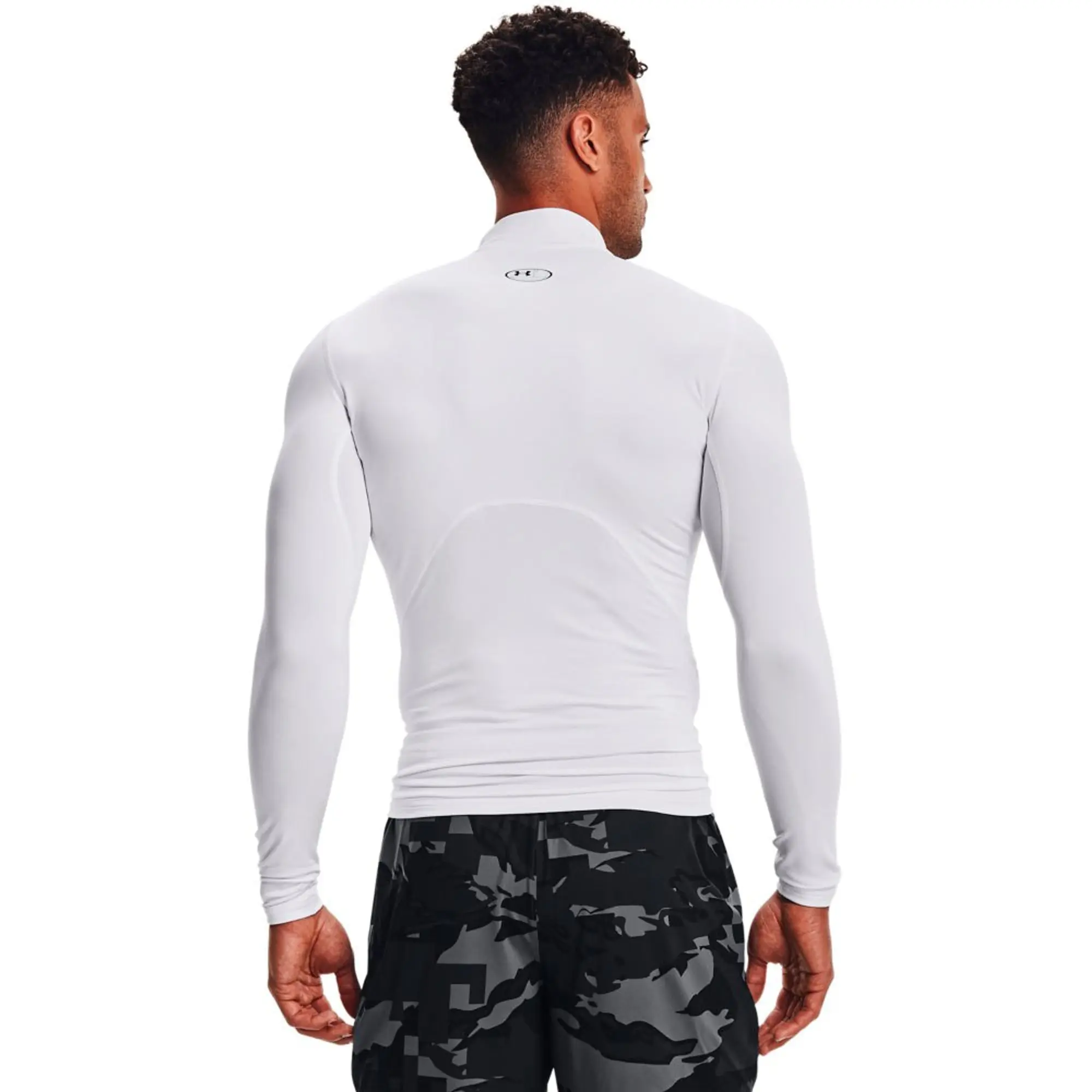 Under Armour Men's ColdGear® Compression Mock White / Black XS