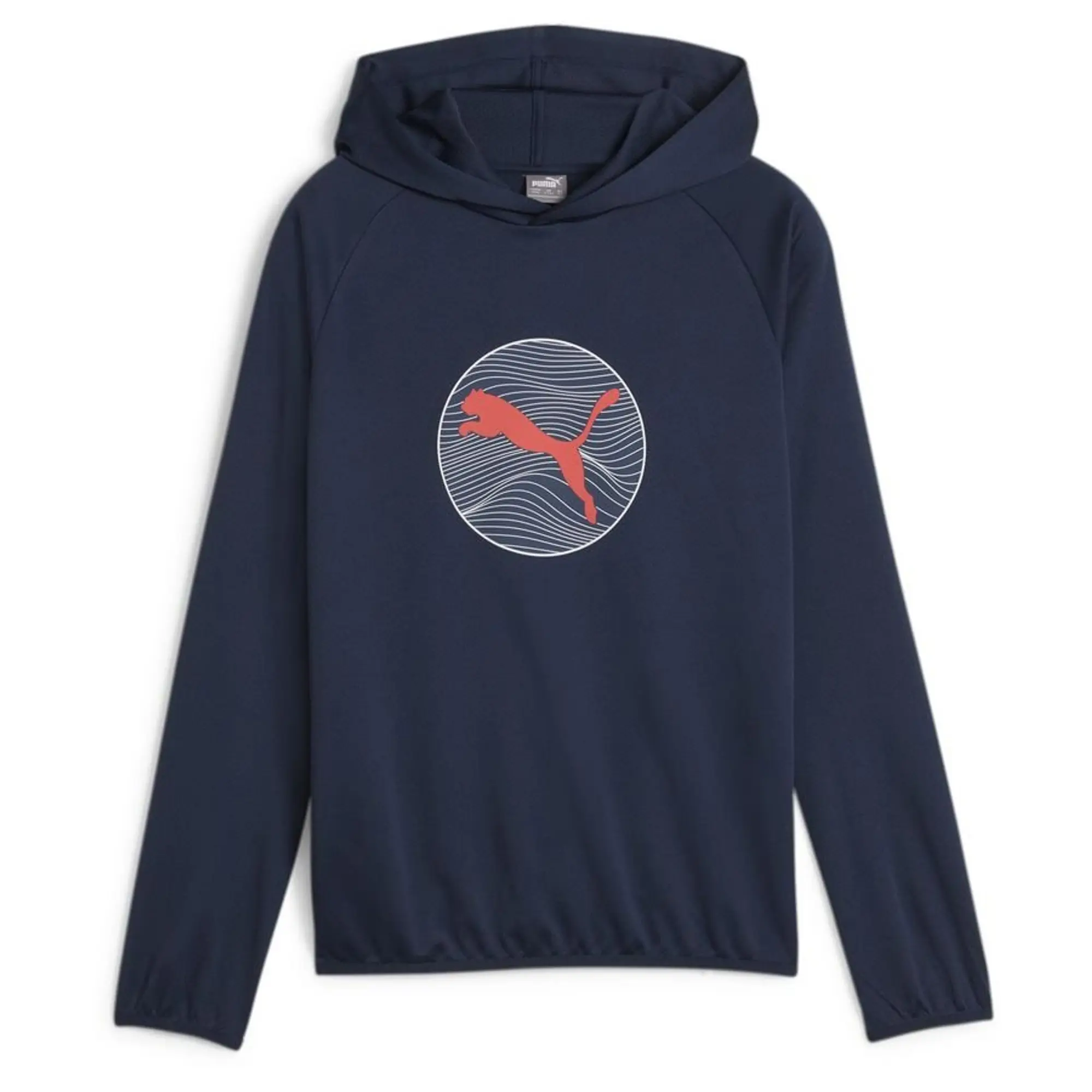 Puma Active Sports Poly Hoodie B Hoody Unisex Kids - Blue