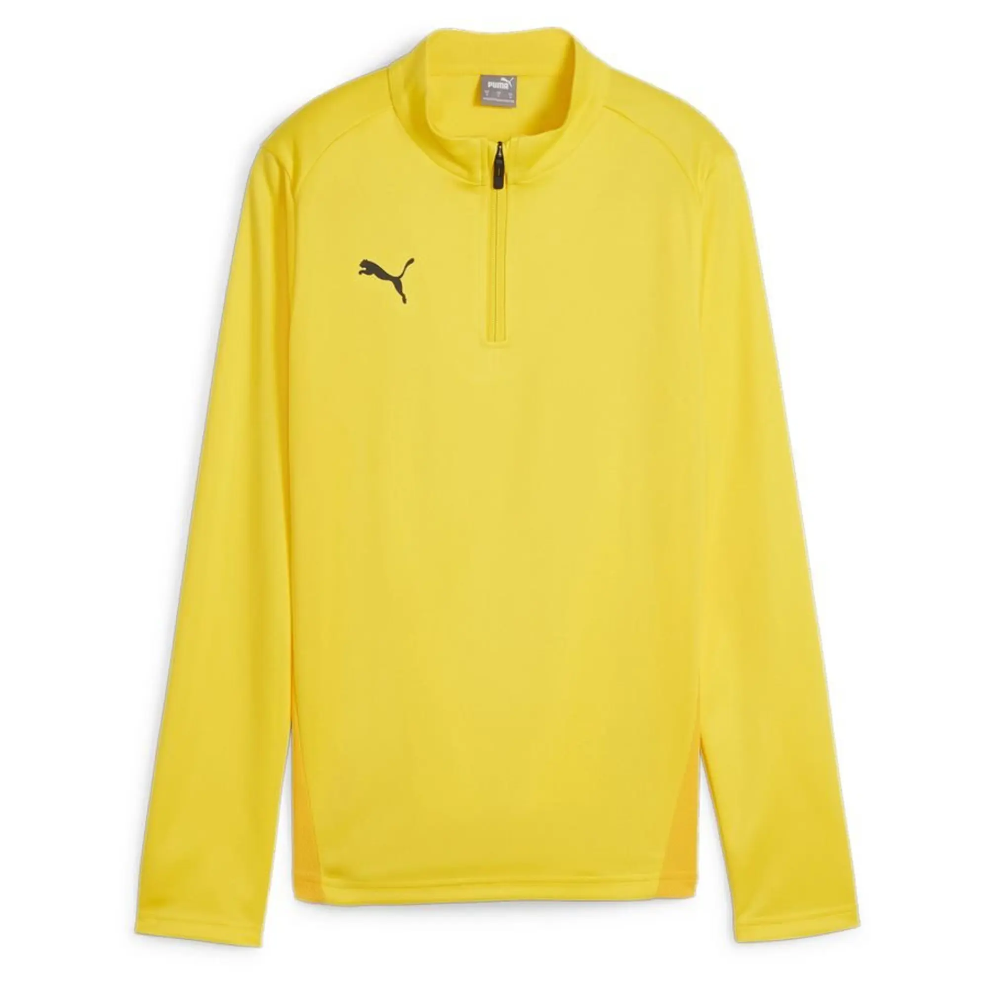 Teamgoal Training 1/4 Zip Top Wmn Faster Yellow-Puma Black-Sport Yellow - ['Yellow']