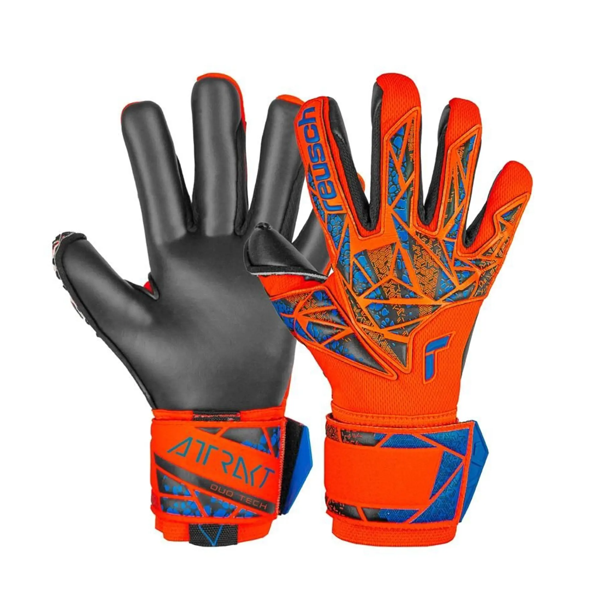 Reusch Goalkeeper Gloves Attrakt Duo Hyper Orange - ['Orange']