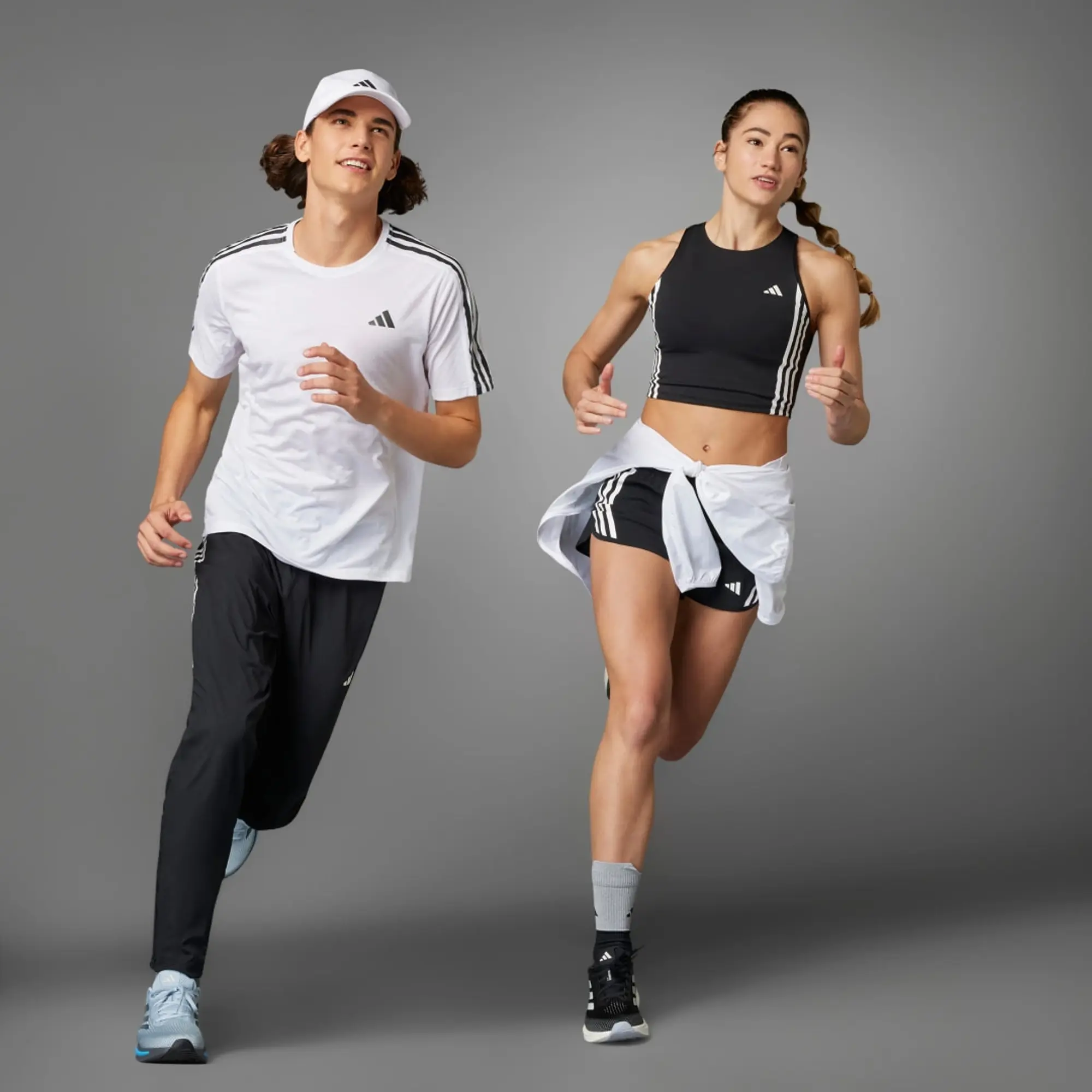 adidas Own the Run 3-Stripes Joggers