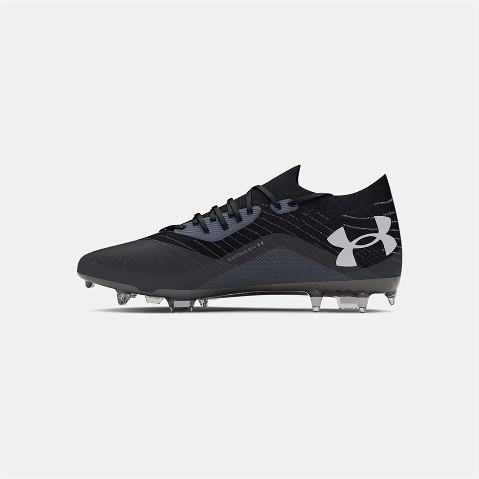 Men's  Under Armour  Shadow Elite 2 Firm Ground Football Boots Black / Castlerock / Halo Gray 9.5