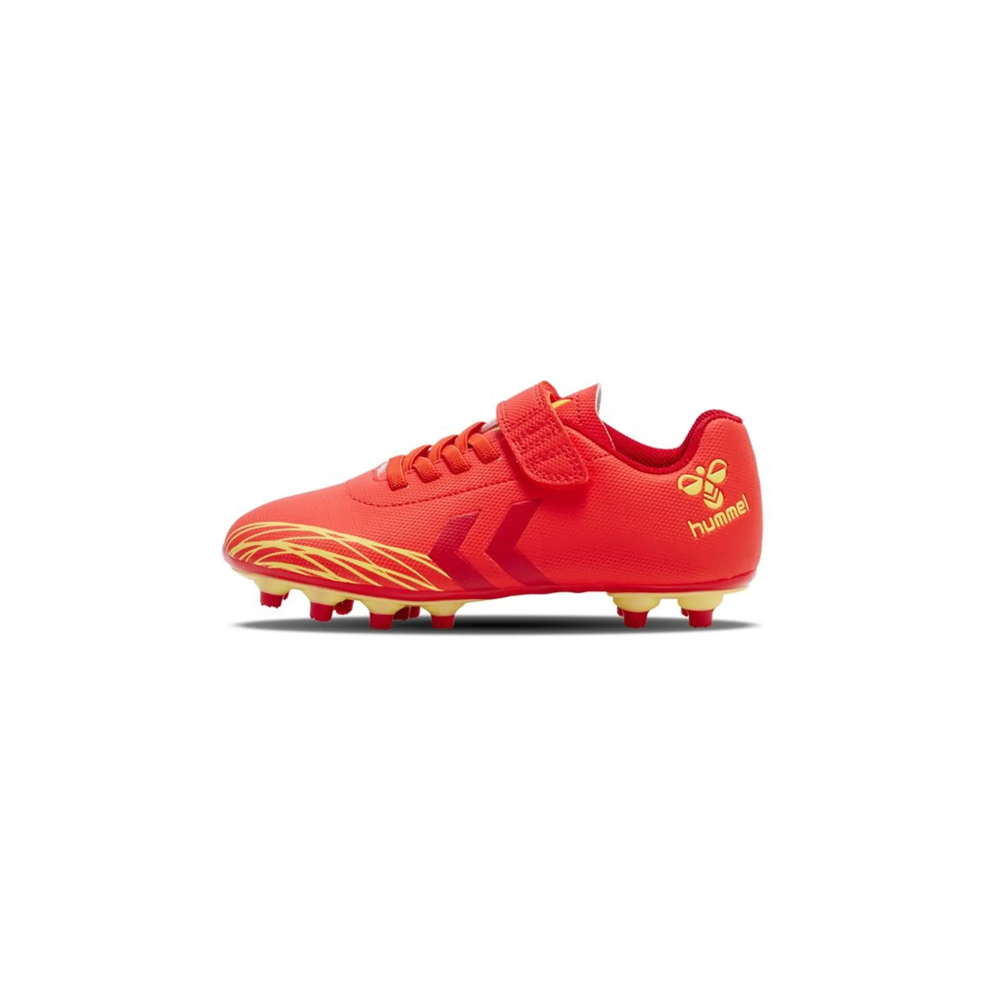 Hummel Football Boots Top Star Fg - Red/Yellow Kids - ['Red']