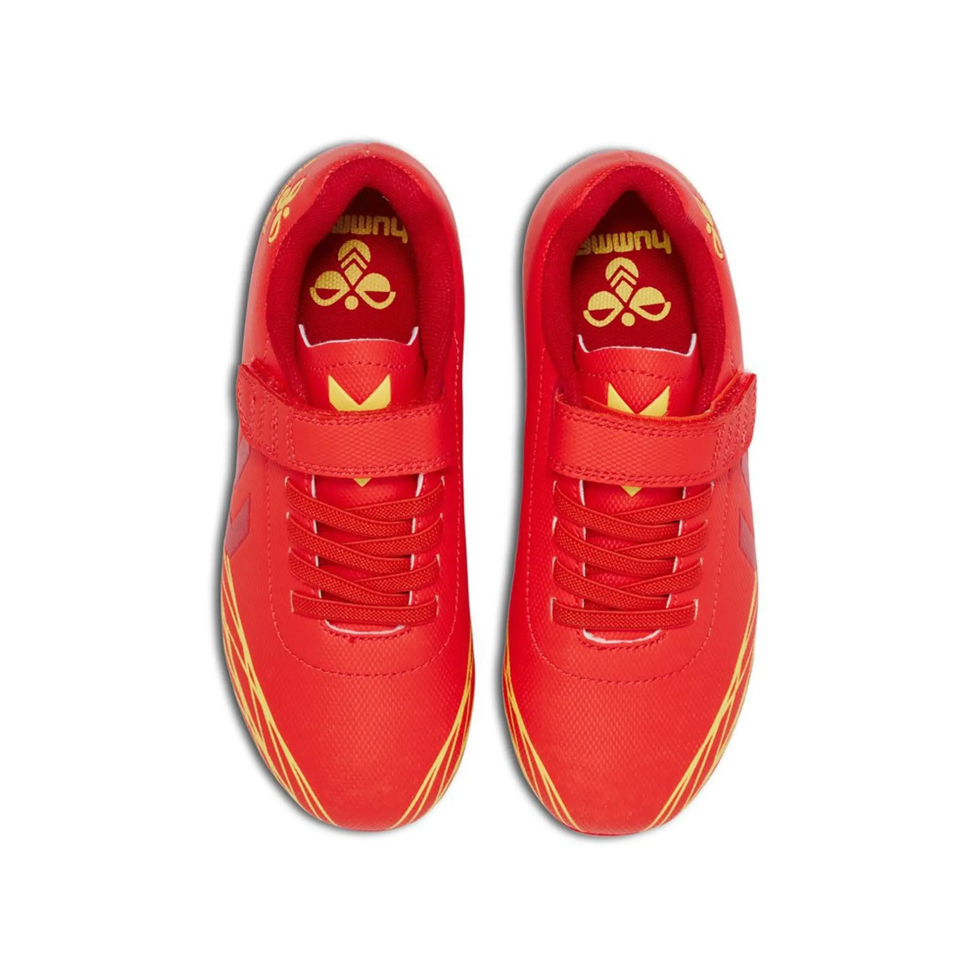 Hummel Football Boots Top Star Fg - Red/Yellow Kids - ['Red']