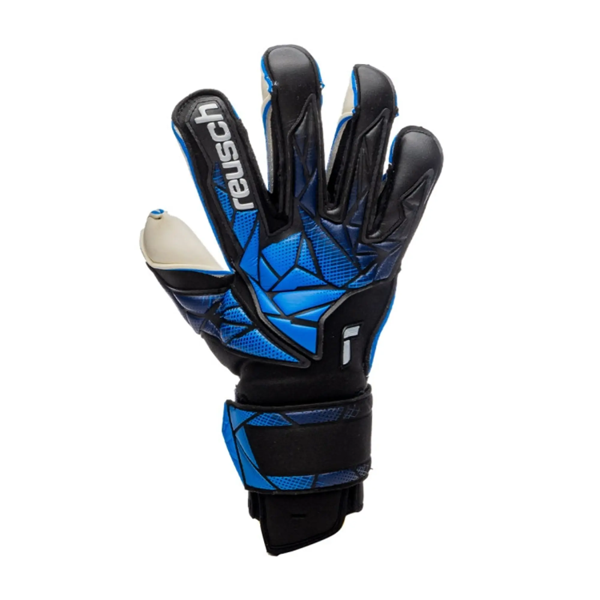 Reusch Goalkeeper Gloves Attrakt Re:Grip - ['Black', 'Blue']